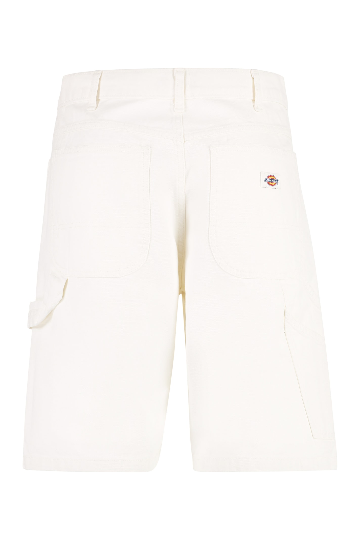 Shop Dickies Duck Cotton Shorts In White