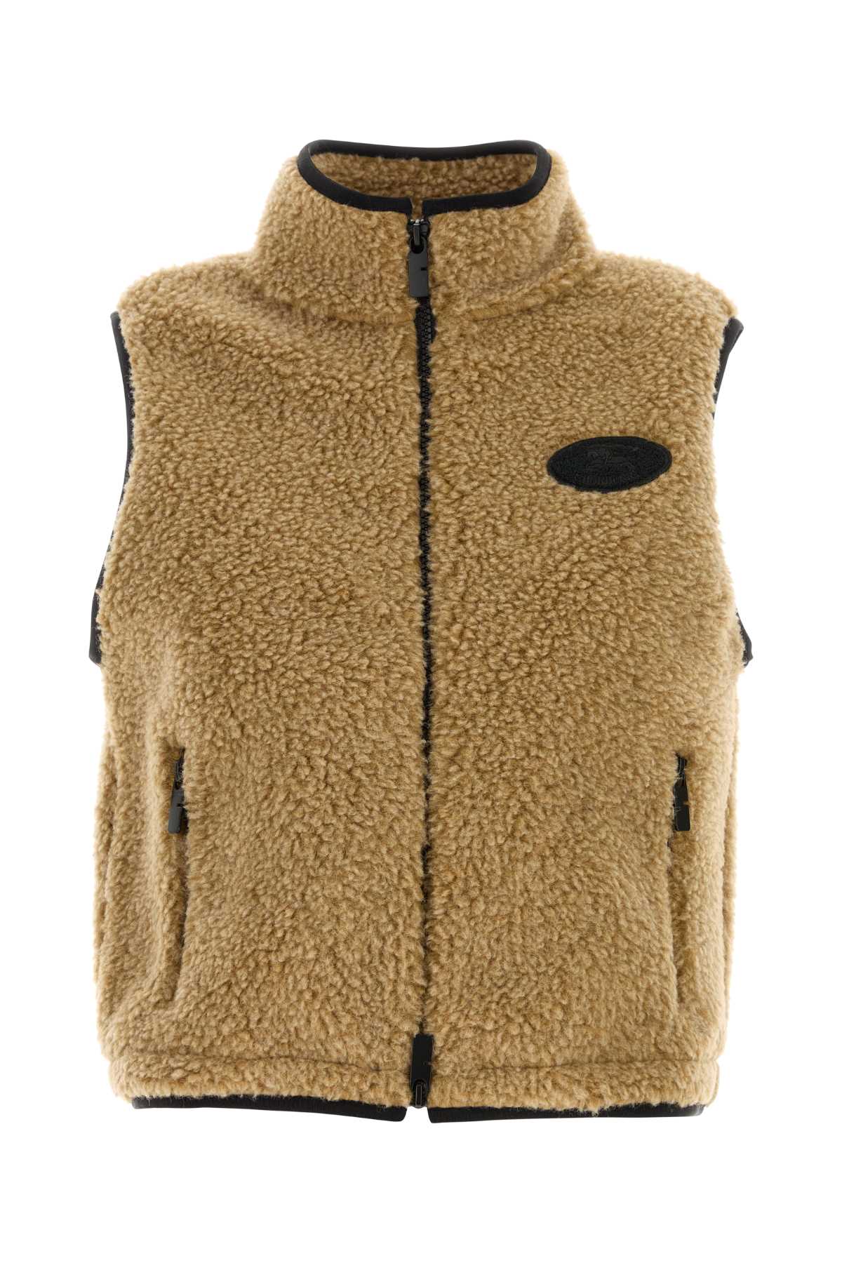 Burberry Camel Teddy Fabric Vest