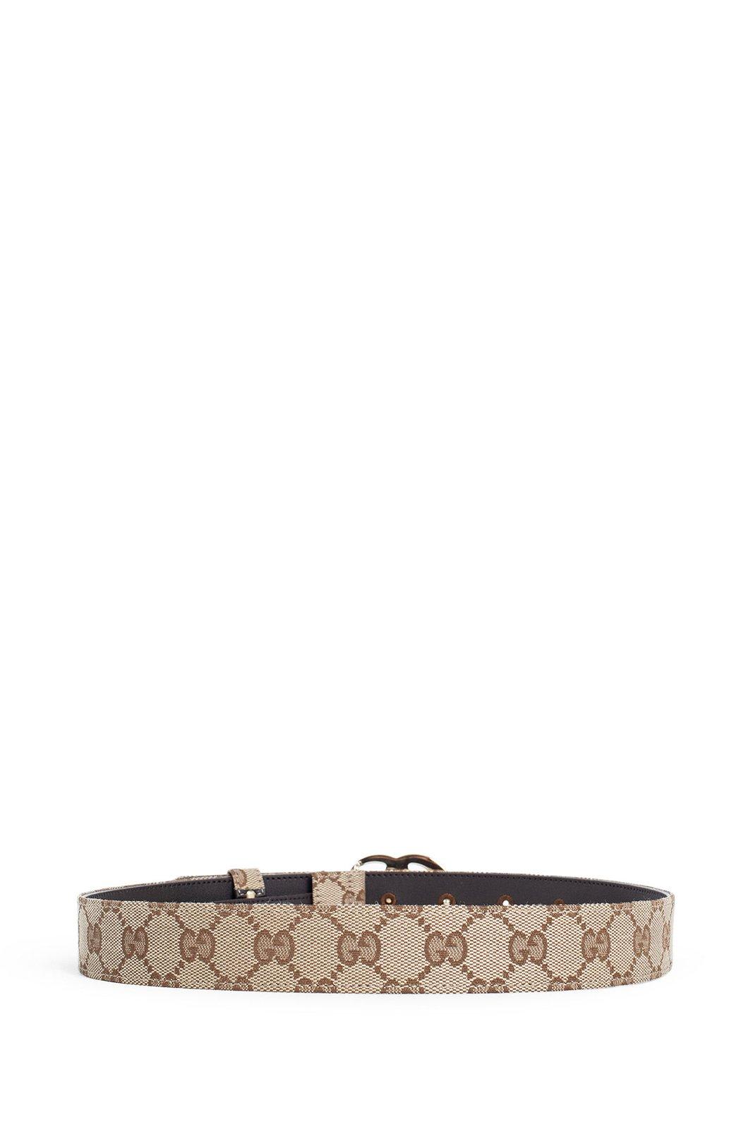 Gucci Original Gg Fabric Belt In Beige Ebony