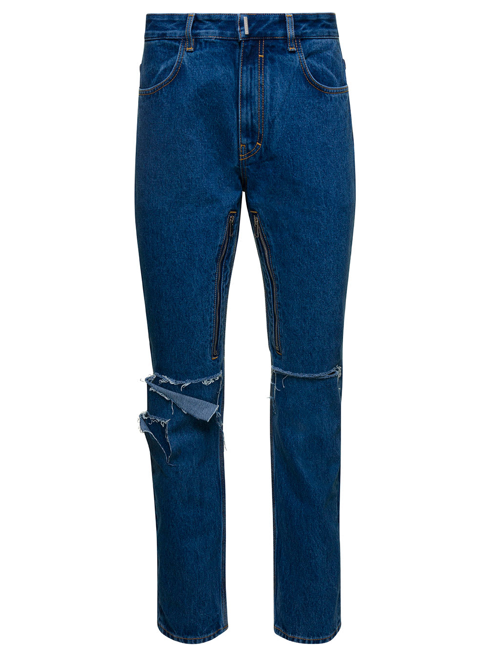 Givenchy Jeans Con Zip Look28 In Blu