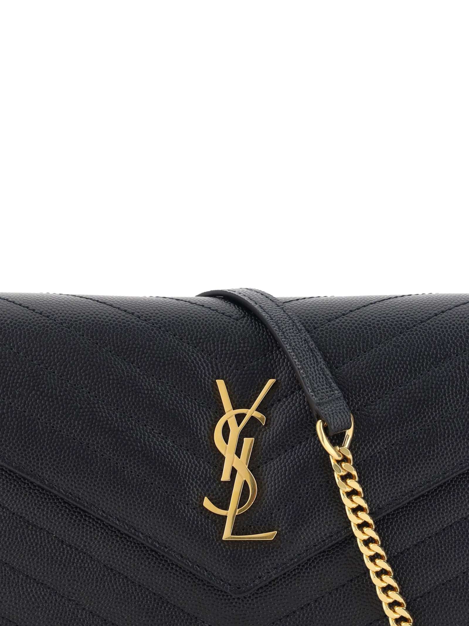 Saint Laurent Wallet With Chain