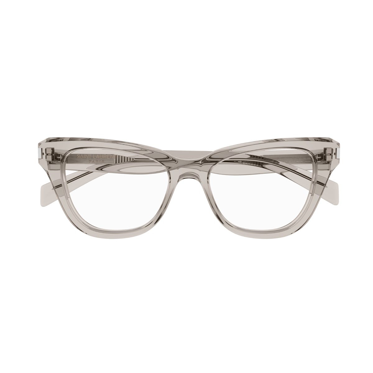 Shop Saint Laurent Sl 472 Linea New Wave 005 Beige Glasses