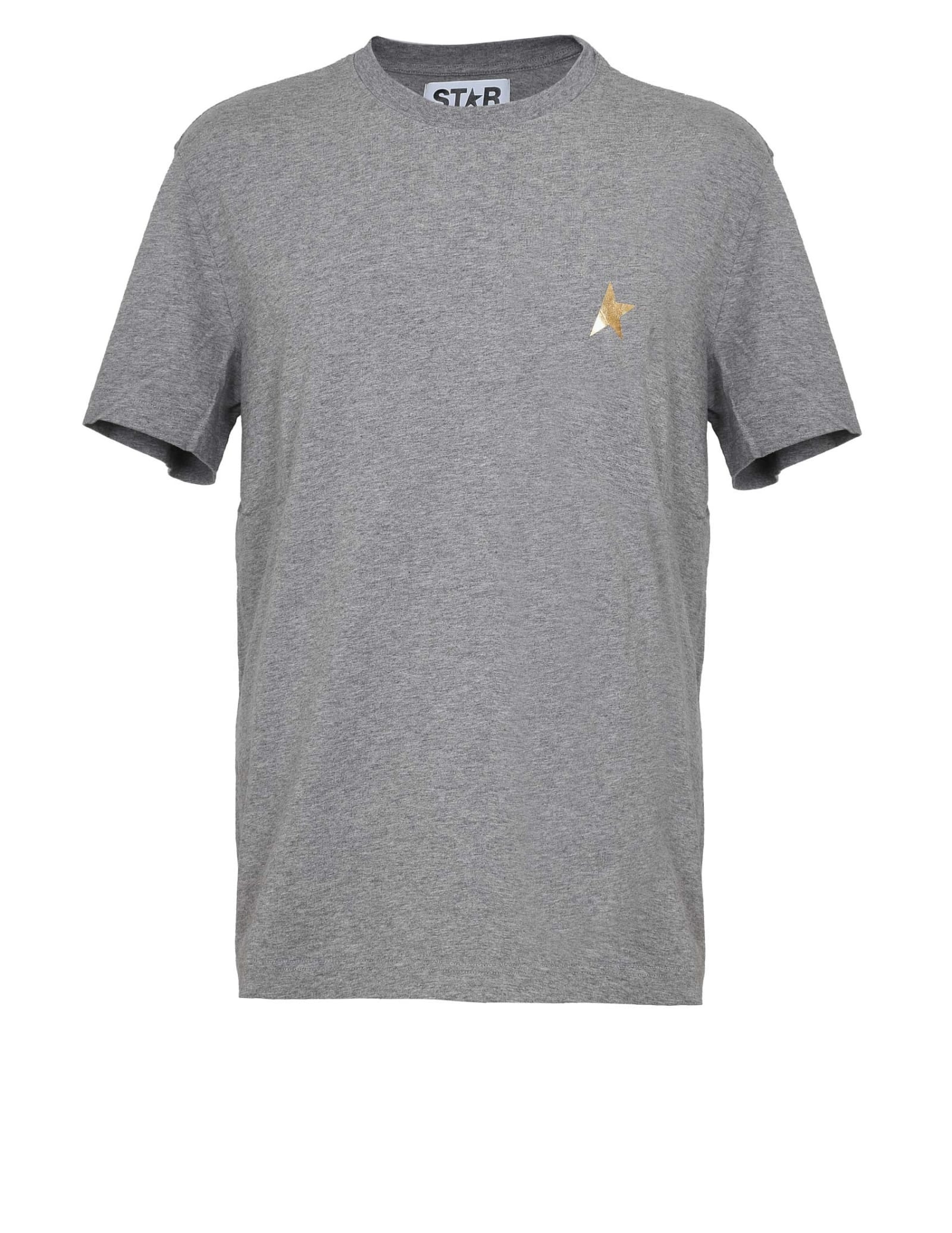 Golden Goose T-shirt In Cotton Color Grey