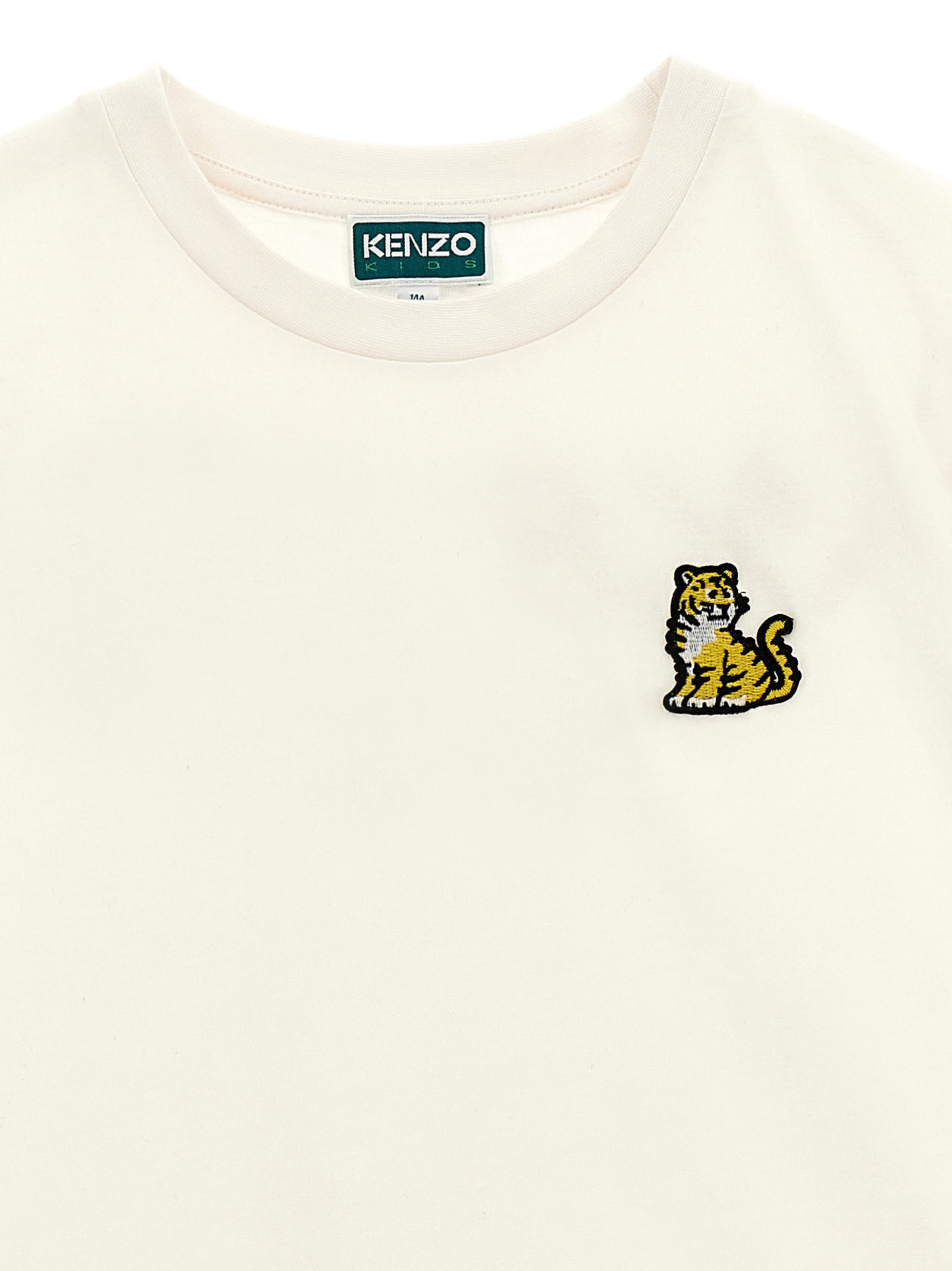 Kenzo Logo Patch T-shirt In White