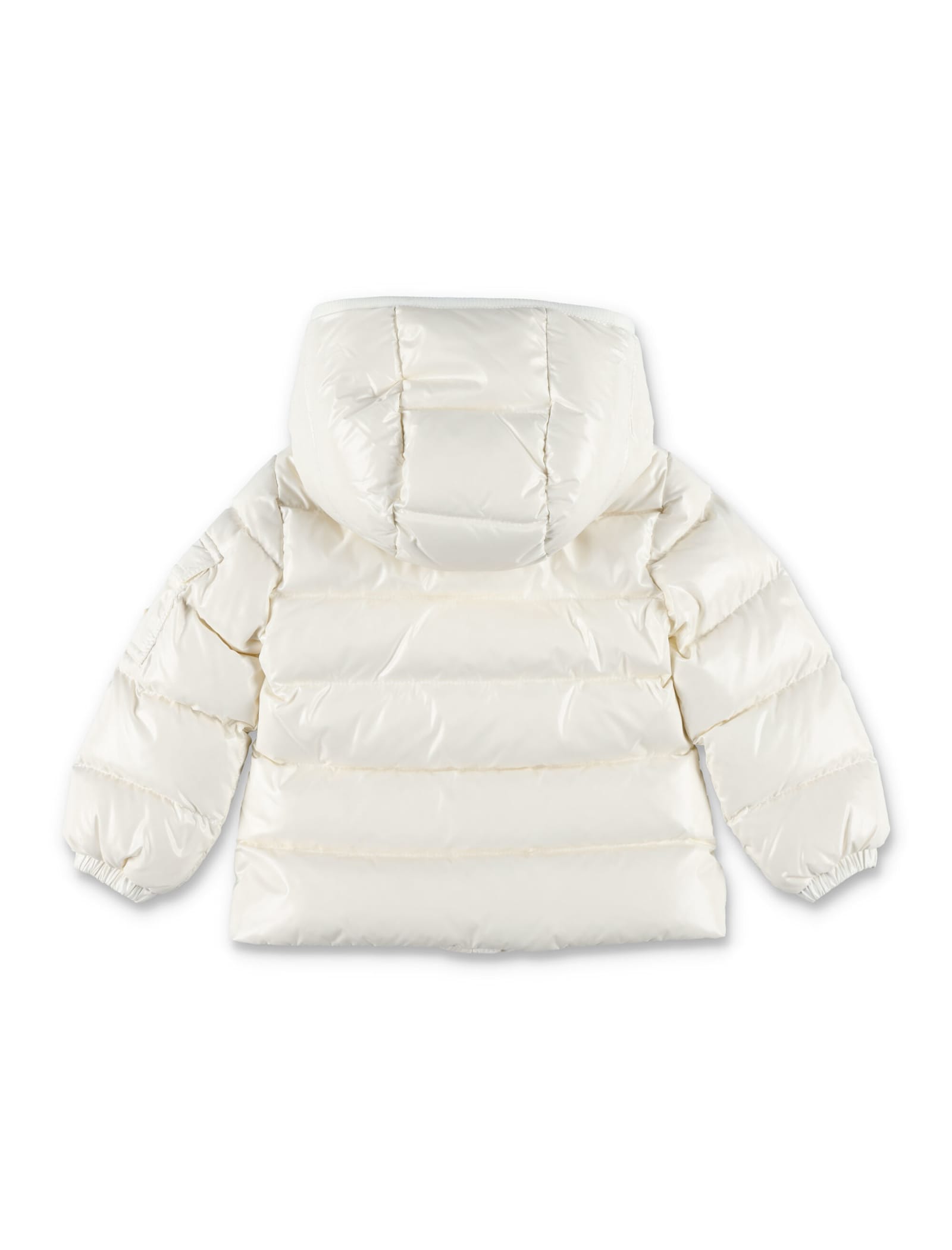 Moncler Kid - Bady Hooded Down Jacket In White