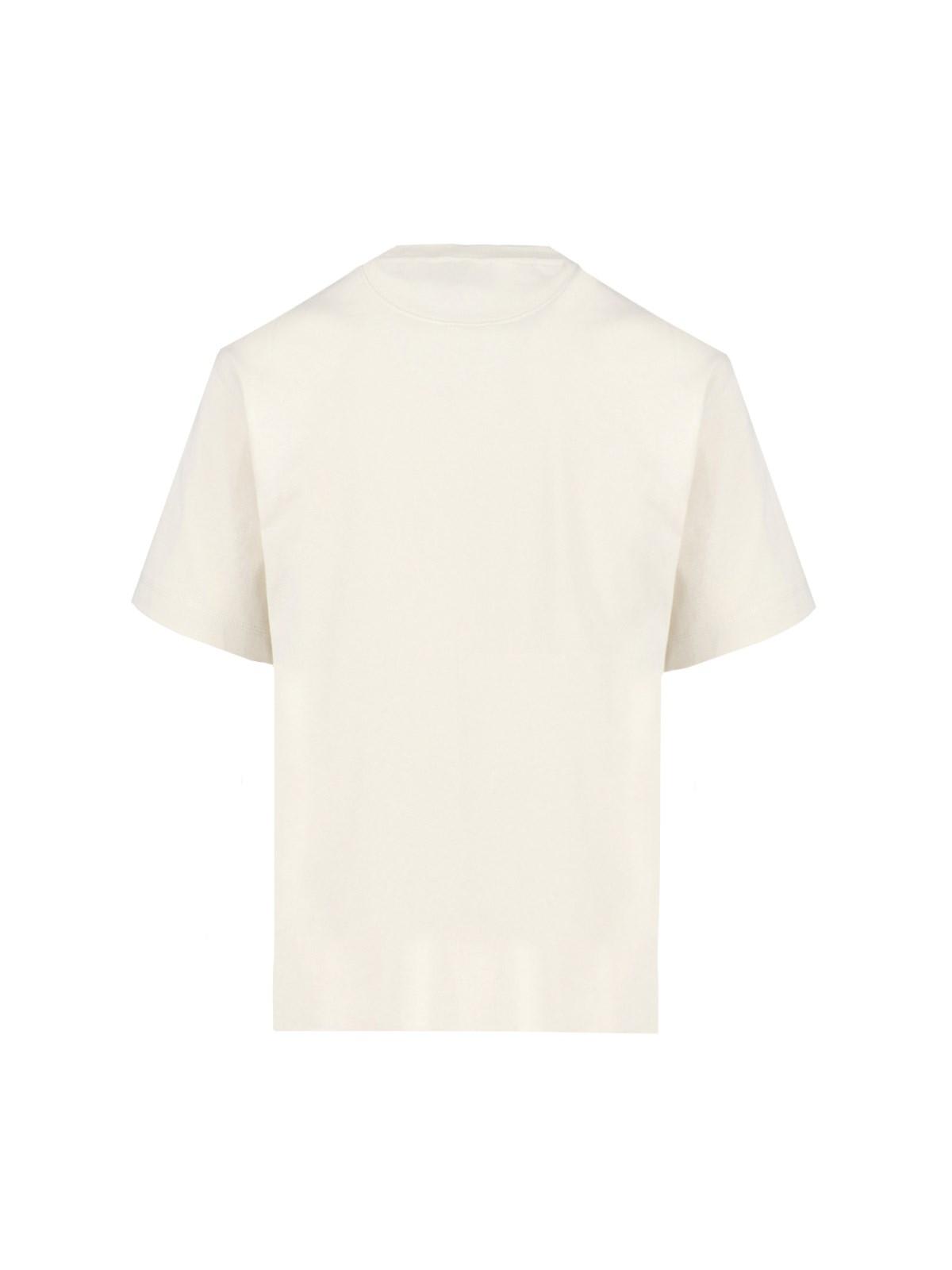 Shop Burberry Ekd T-shirt In Plaster