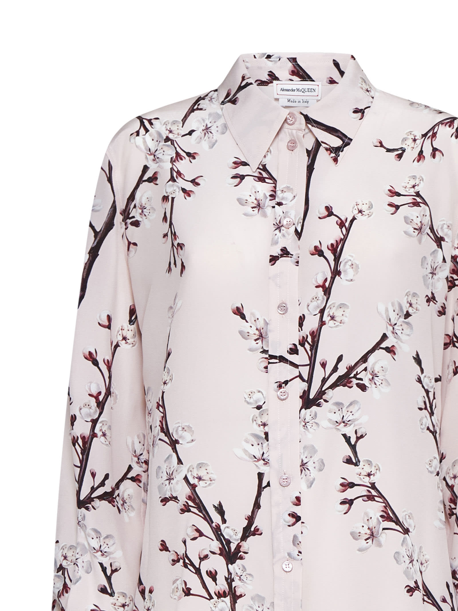 Shop Alexander Mcqueen Shirt In Ice Pink