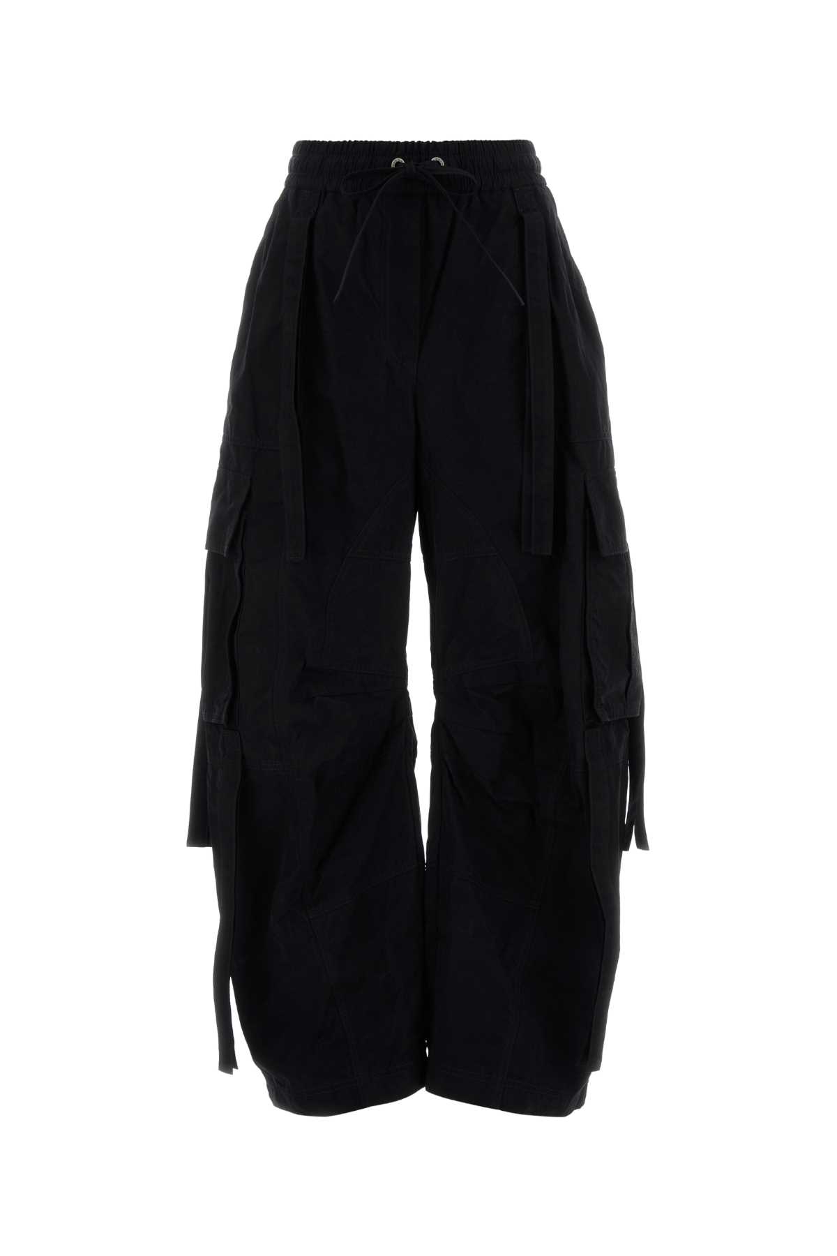 Dolce & Gabbana Black Cotton Blend Cargo Pant