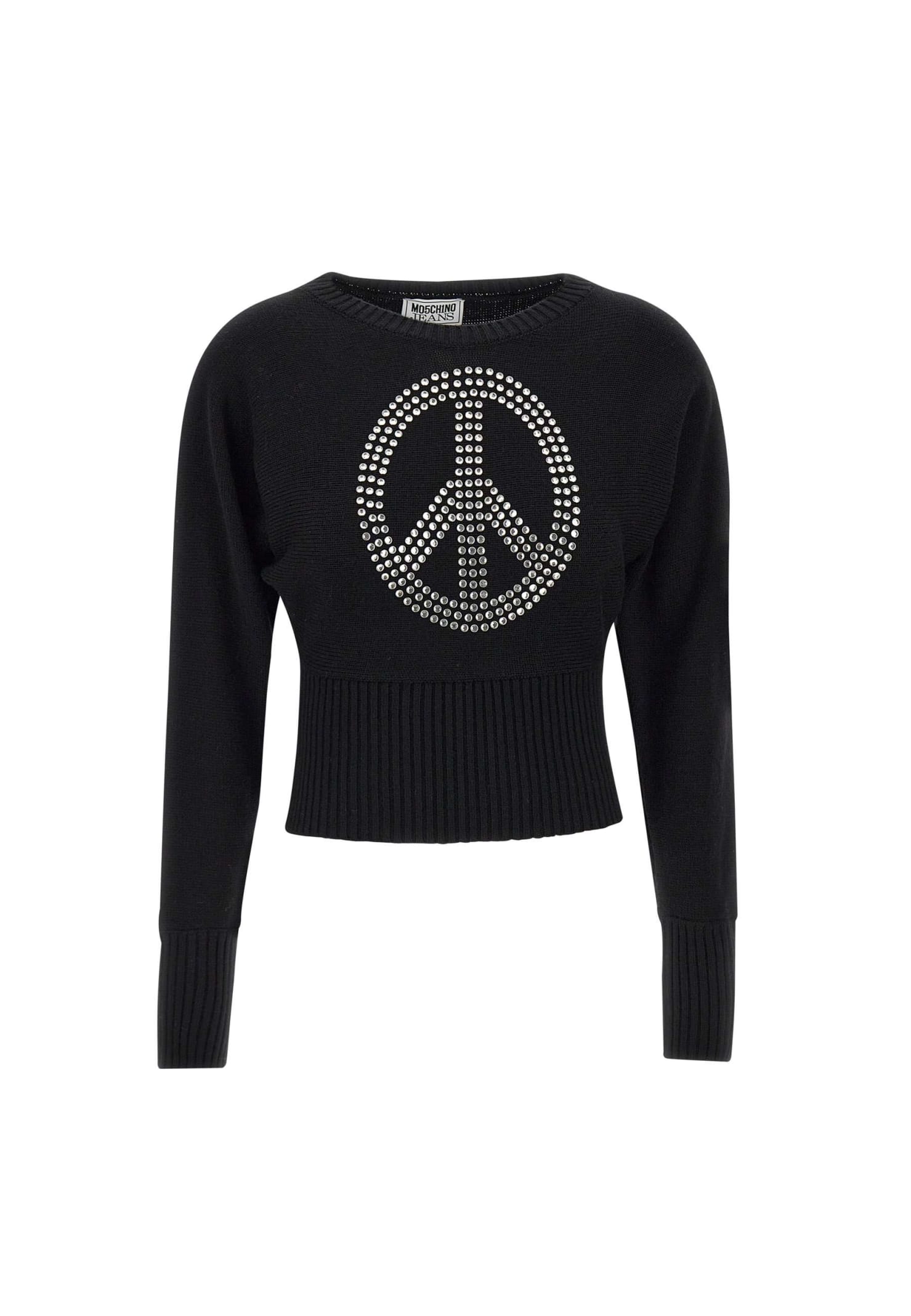 peace Symbol Wool Blend Pullover