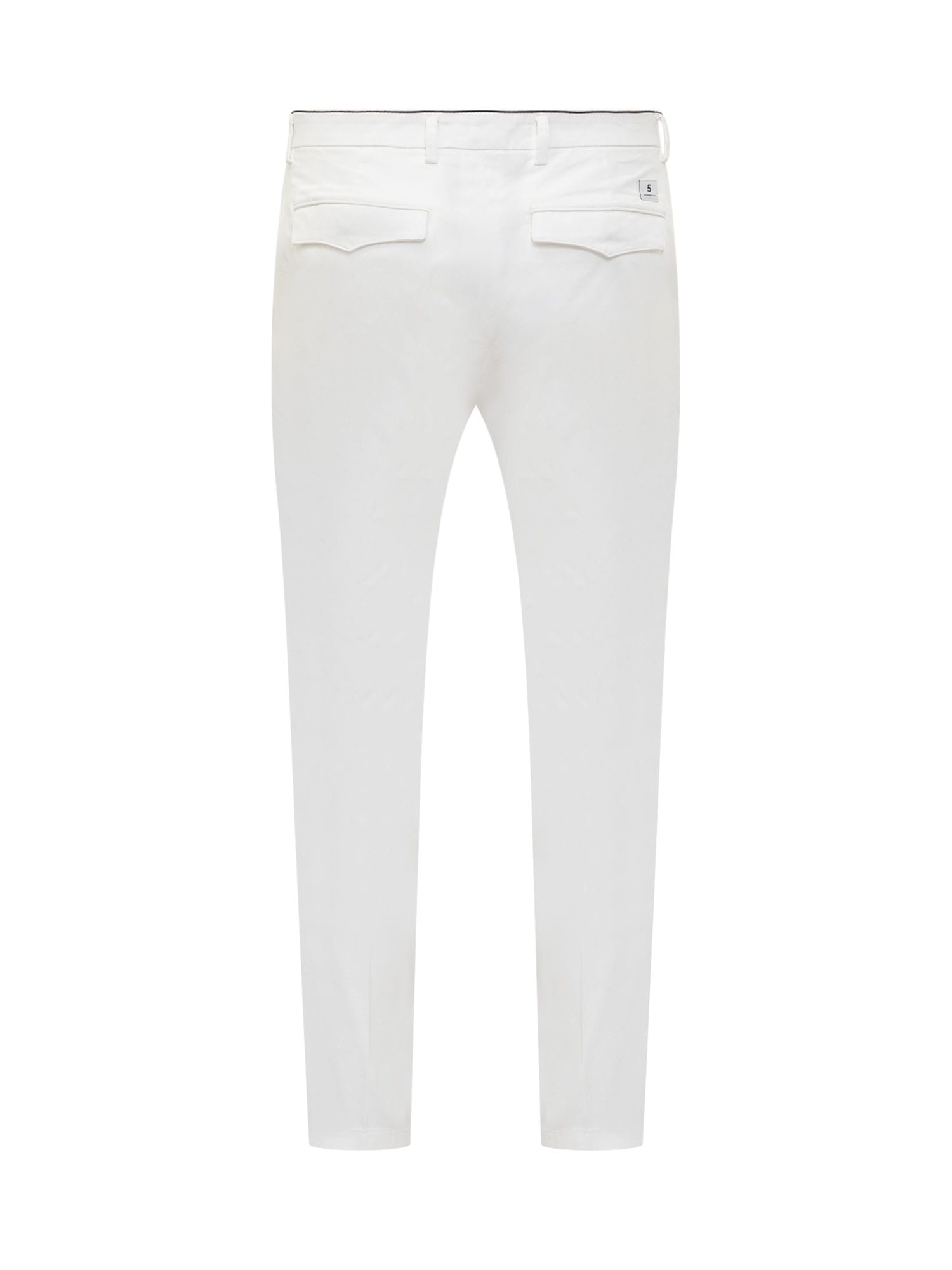 Shop Department Five Prince Chinos Pants In Bianco
