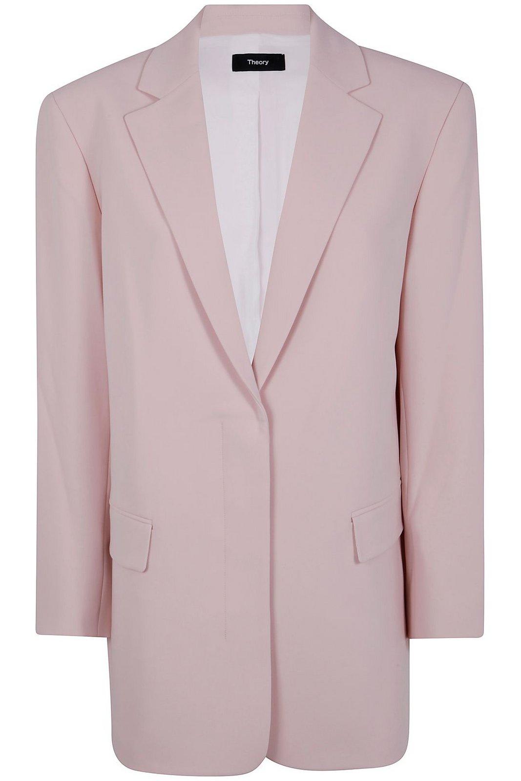 Single-breasted Crepe Blazer