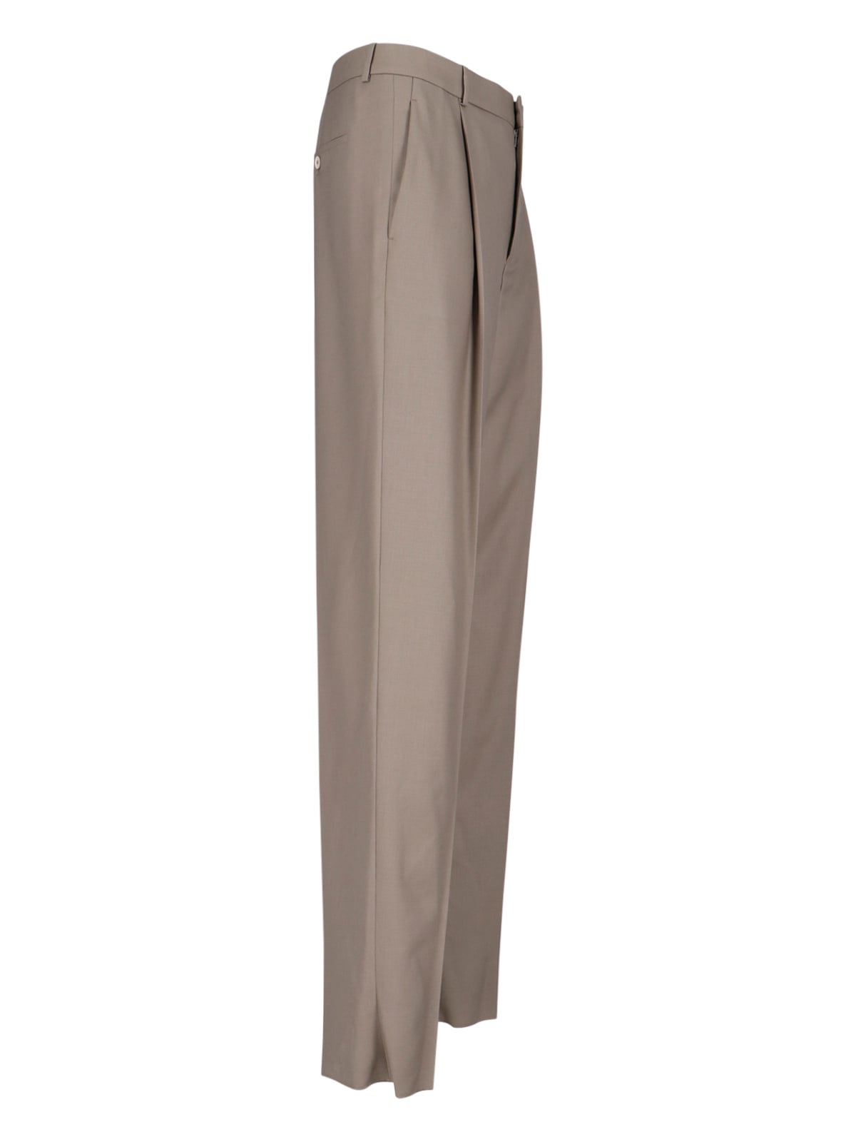 Saint Laurent Cashmere Pants In Gray