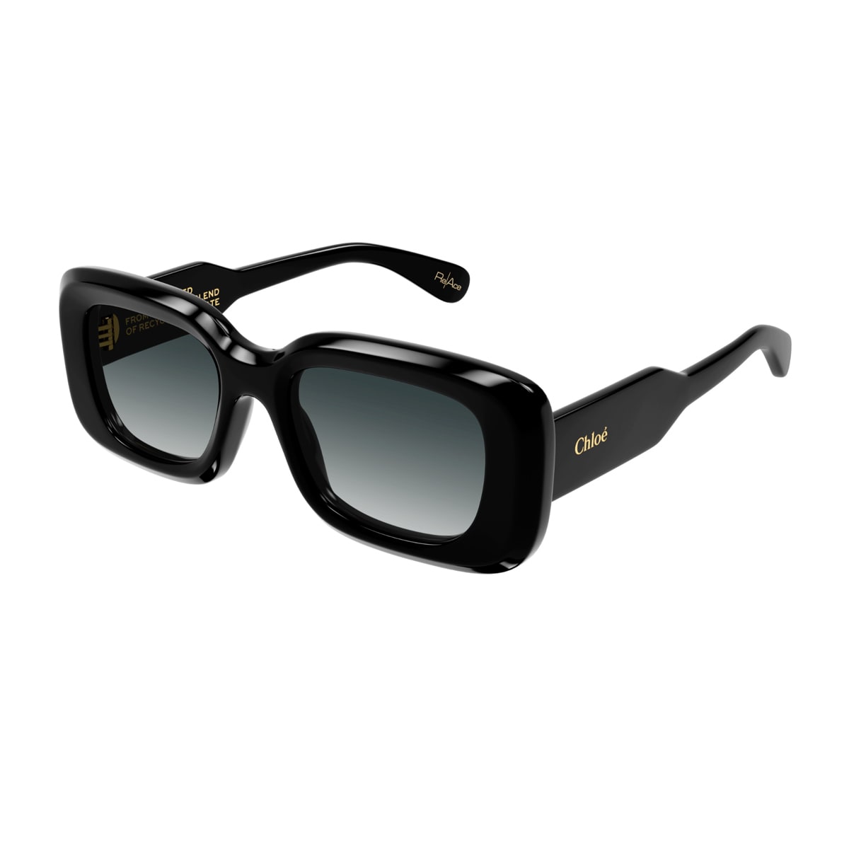 Shop Chloé Ch0188s 001 Sunglasses Sunglasses In 001 Black Black Grey