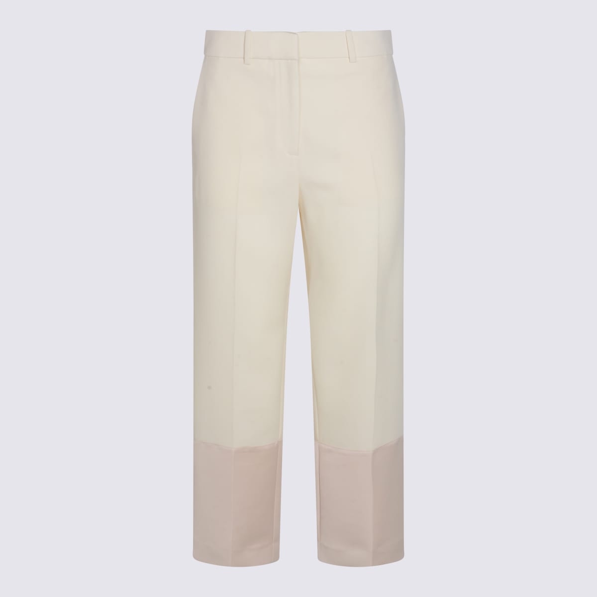 Tory Burch Pantaloni French Cream In White