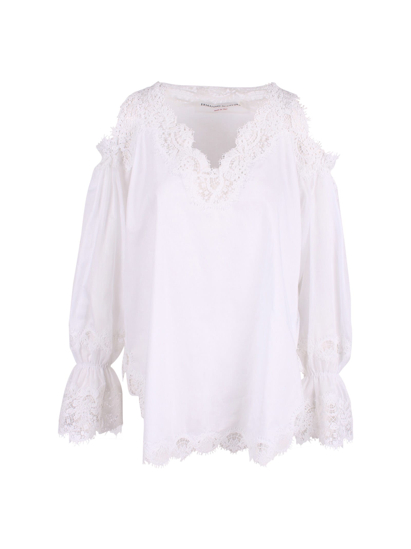 ERMANNO SCERVINO COTTON BLOUSE,11272666