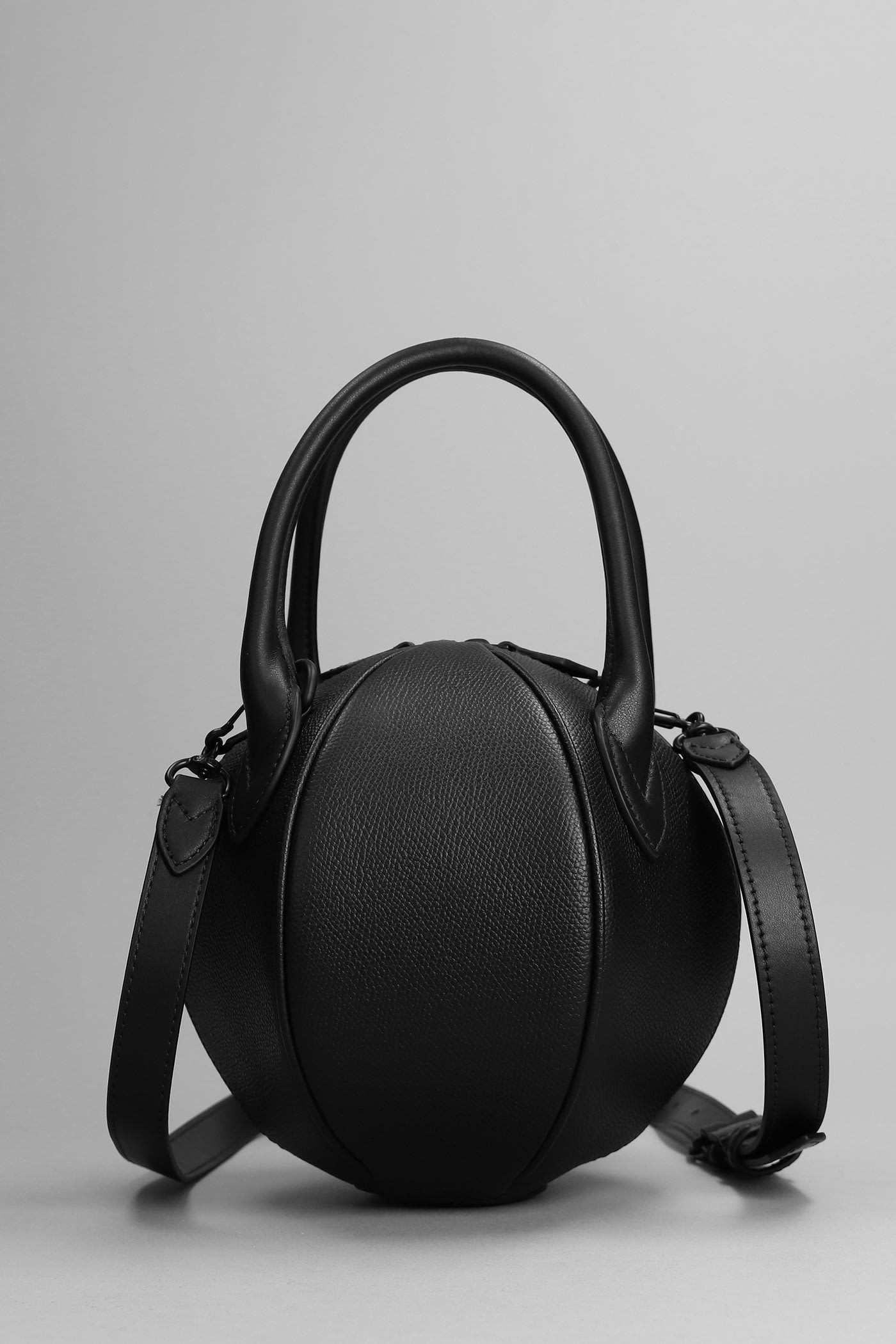 Kenzo Hand Bag In Black Leather