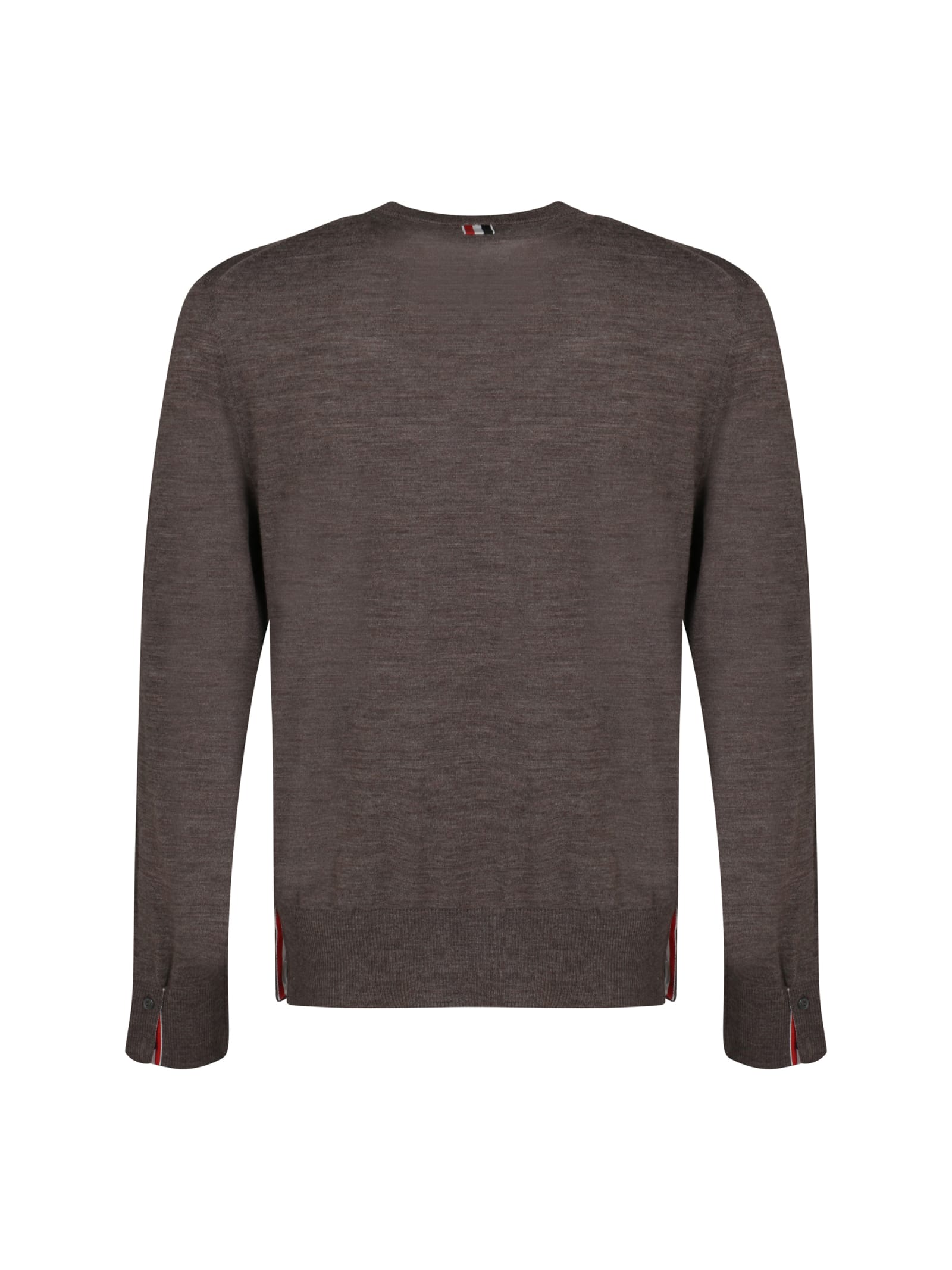 Shop Thom Browne Sweater In Brown