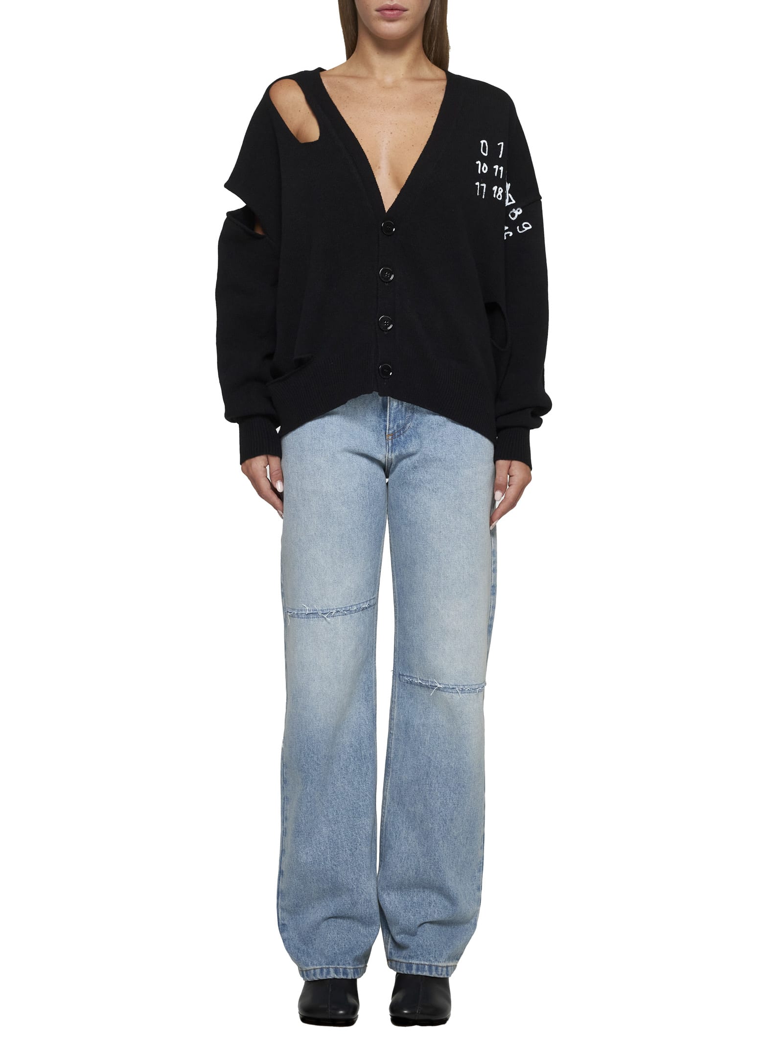 Shop Mm6 Maison Margiela Jeans In Blu