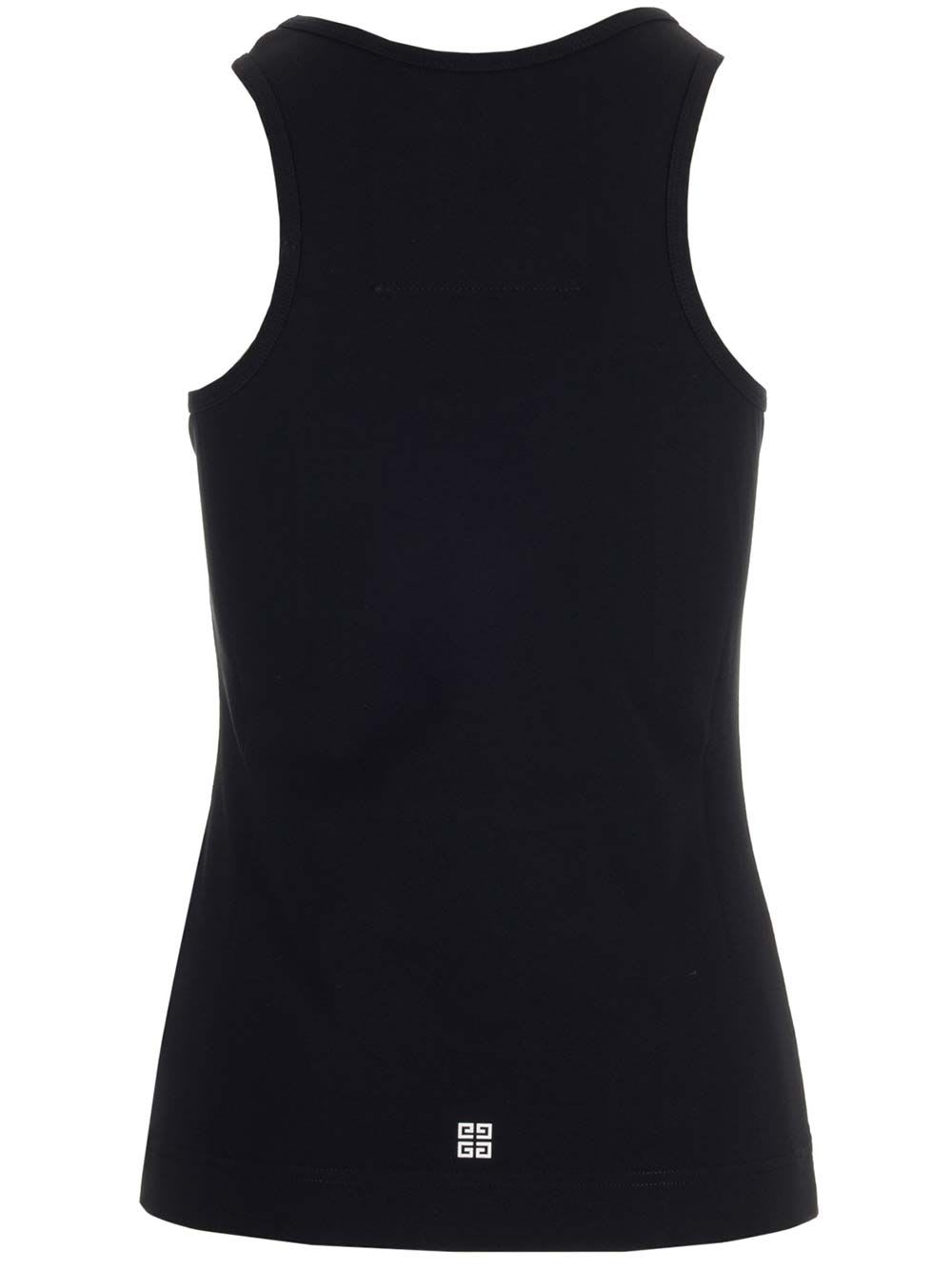 Shop Givenchy Crew-neck Halterneck Top In Black