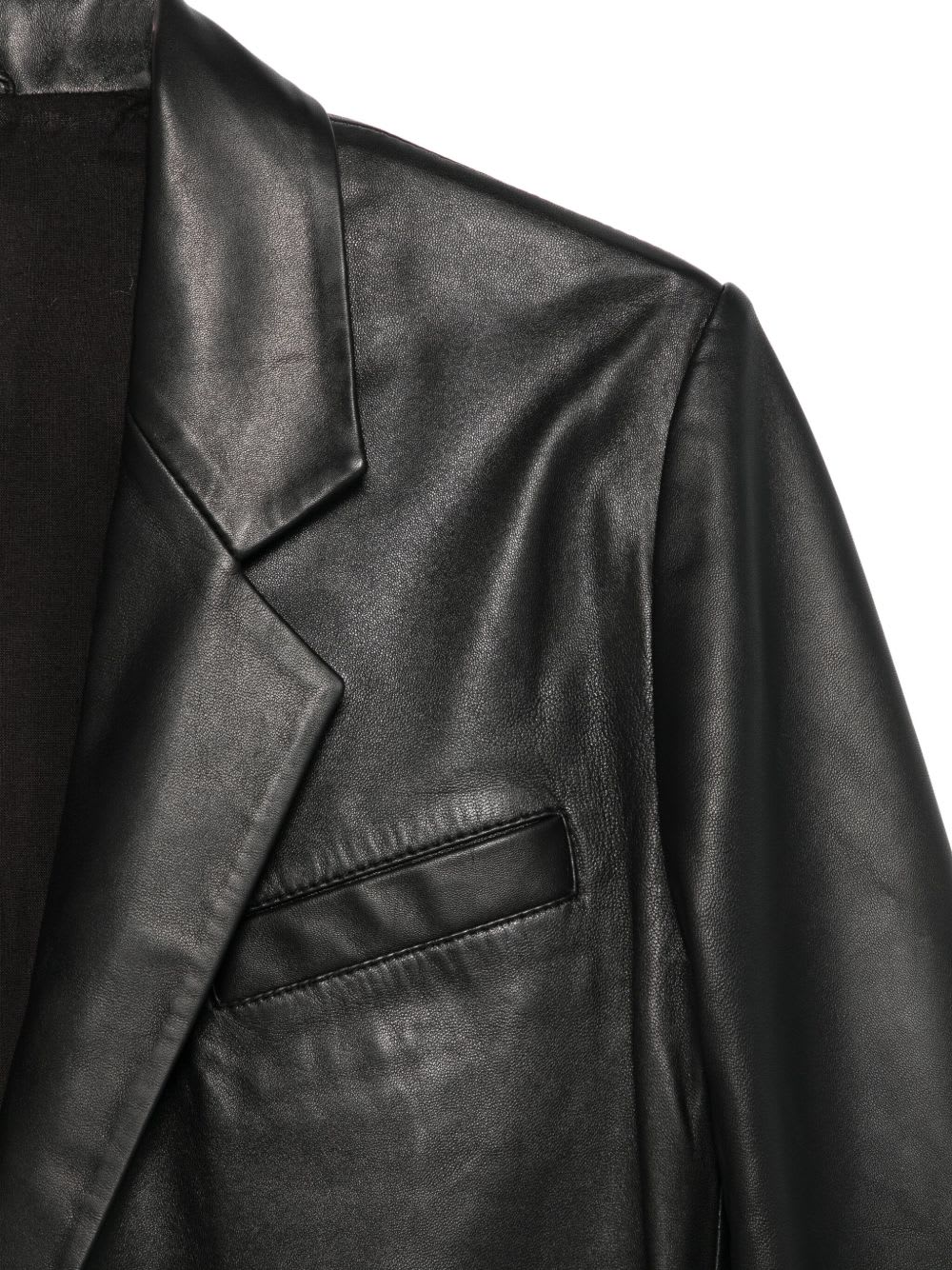 Alysi Wool Single-breasted Jacket In Black