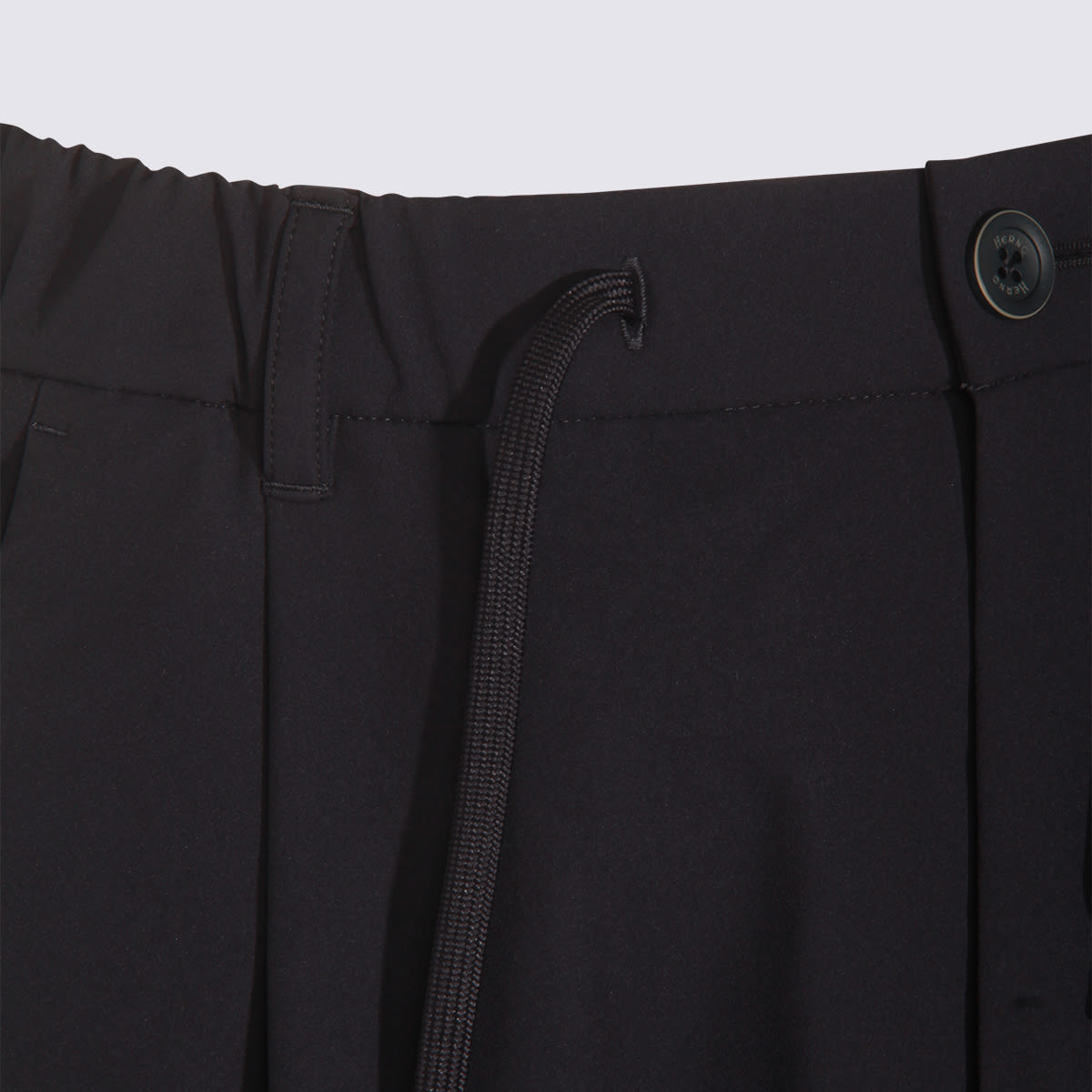 Herno Trousers With Back Pockets And Button Detail In Multi