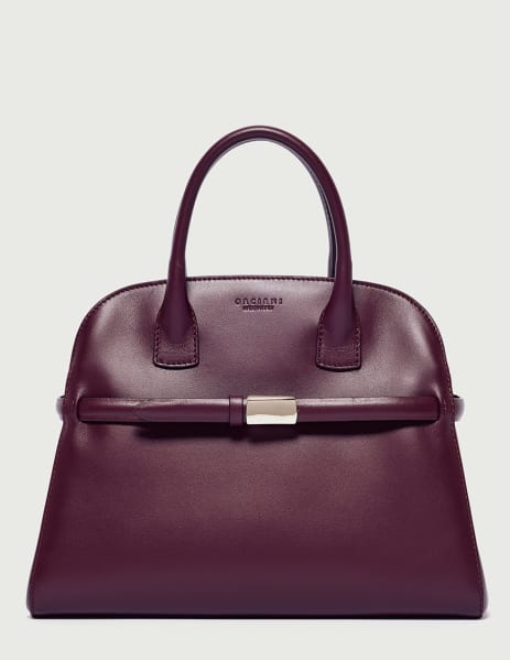 Orciani Alba Borsa A Mano In Burgundy
