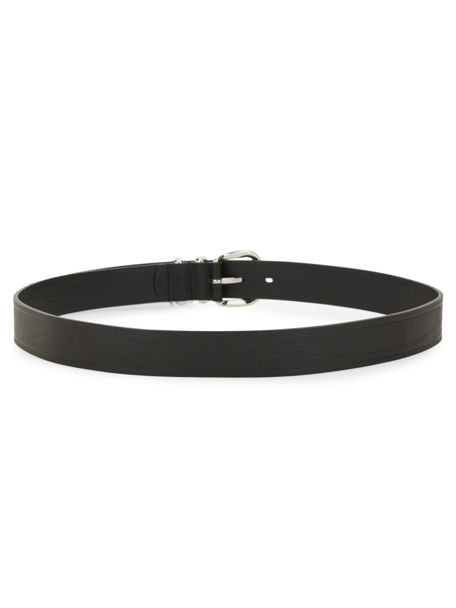 Sunflower Leather Belt In Black