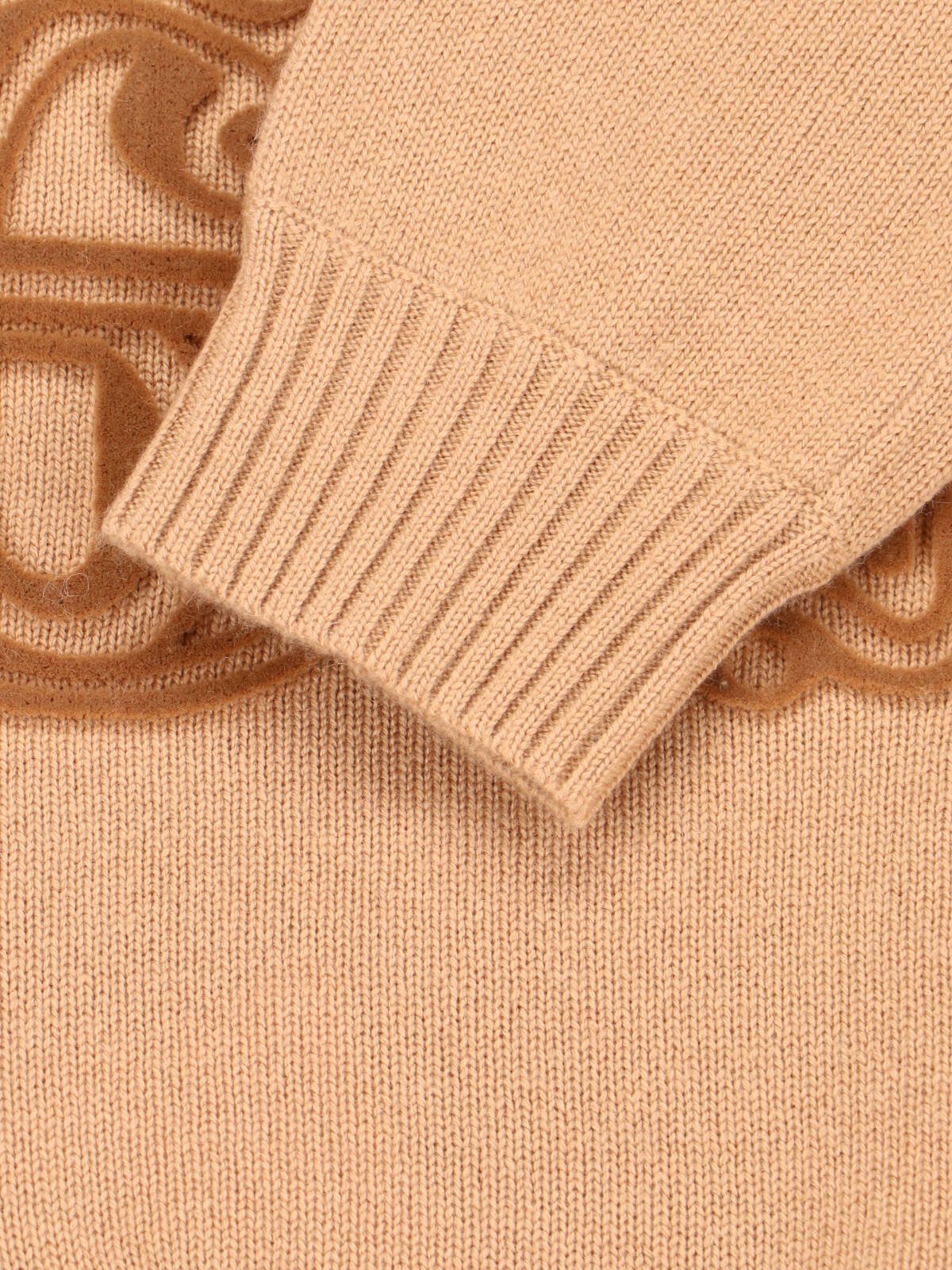 Max Mara Wool-and-cashmere-blend Sweater In Brown