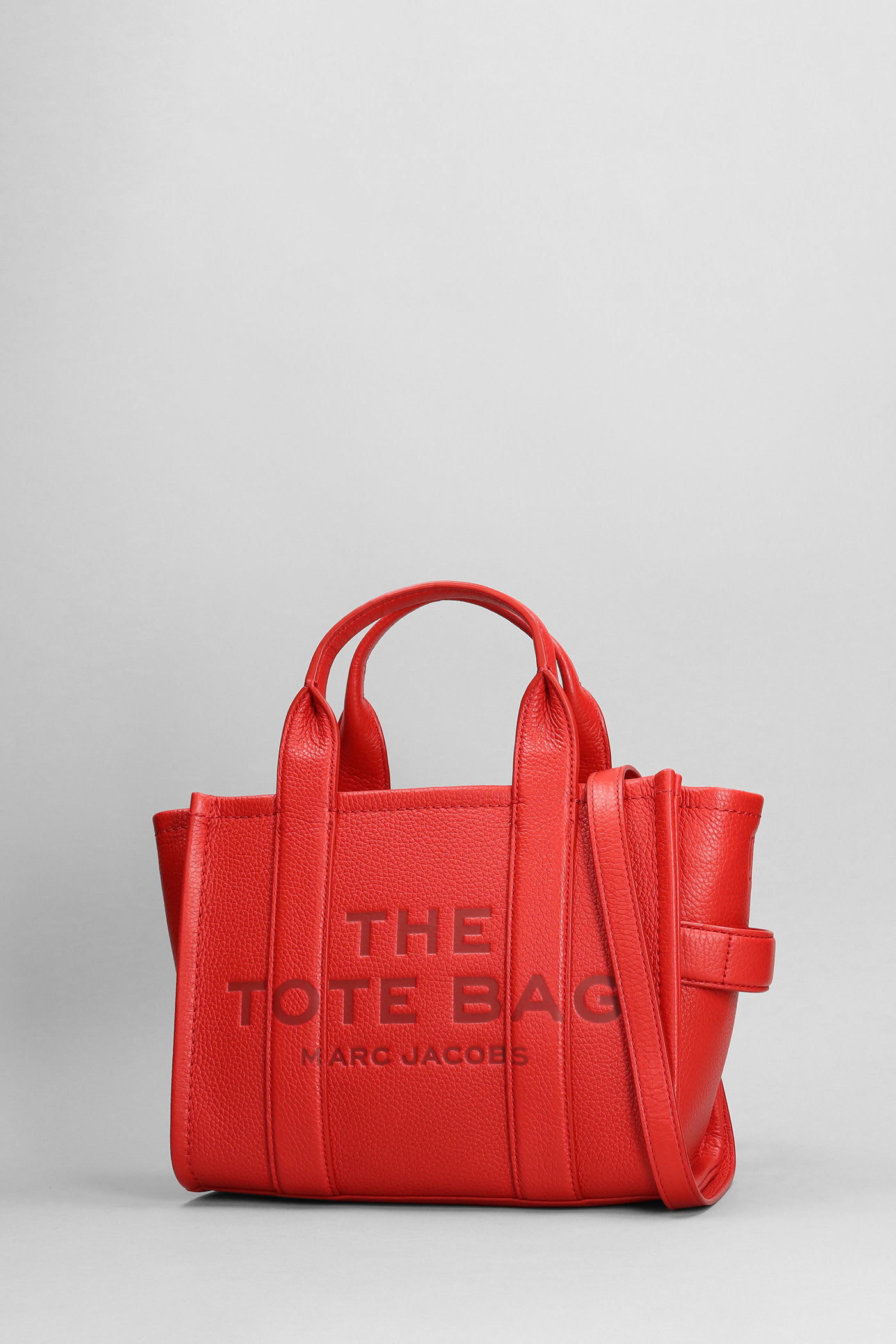 Marc Jacobs The Small Tote Tote In Red Leather In Red