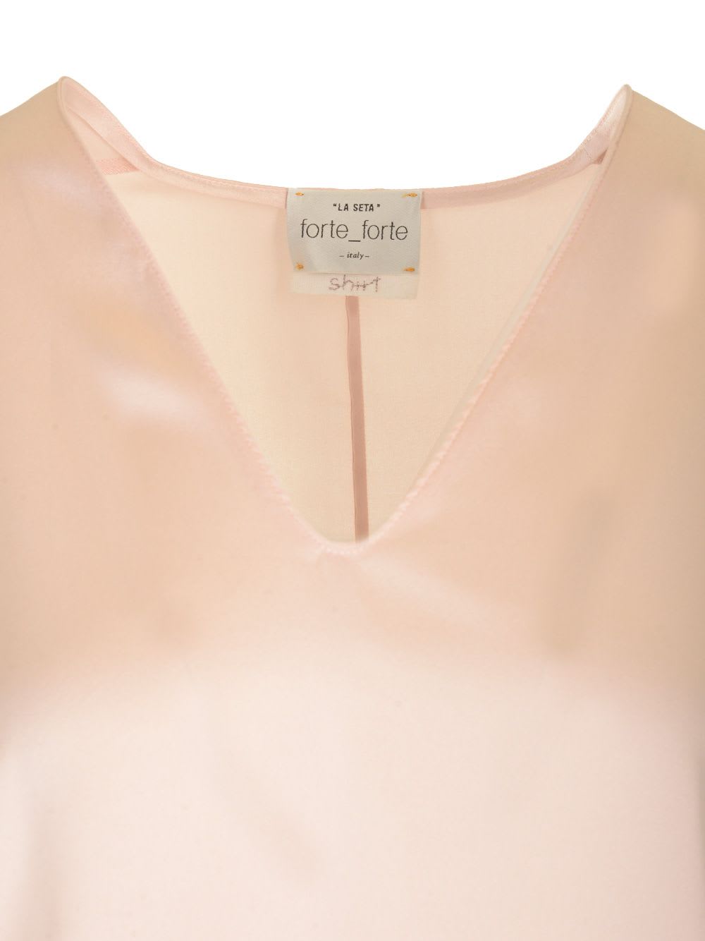 FORTE FORTE SILK SATIN TOP