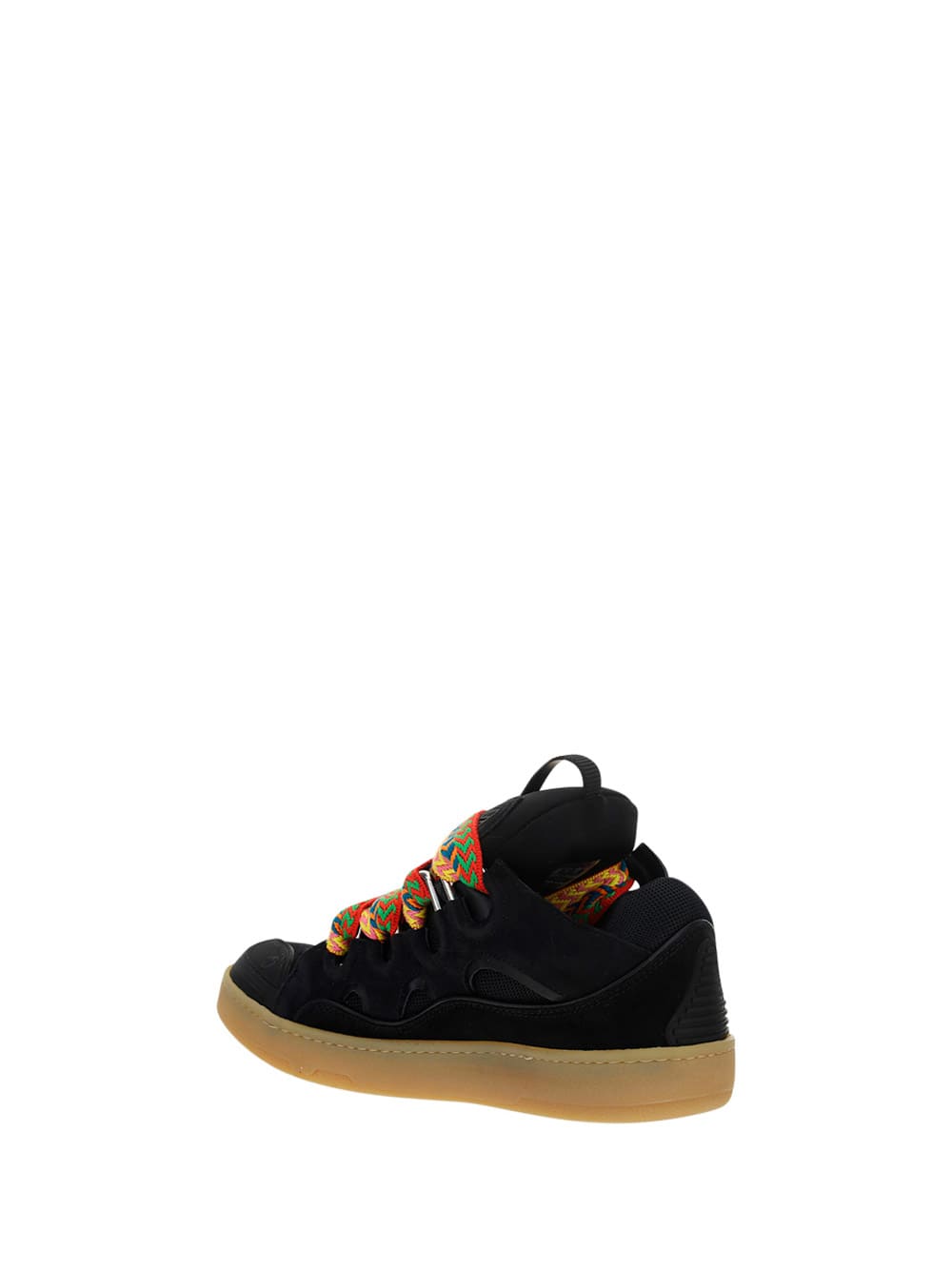 Shop Lanvin Curb Sneakers In Black
