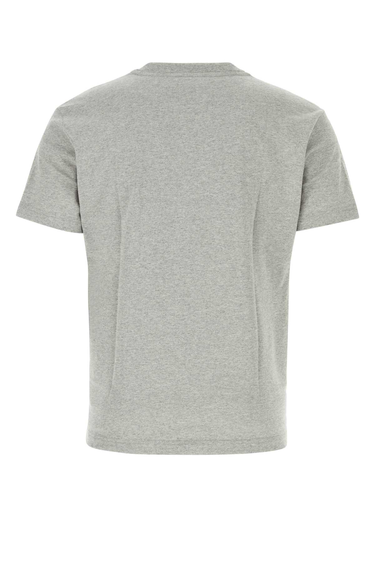 Shop New Balance Grey Cotton Blend T-shirt