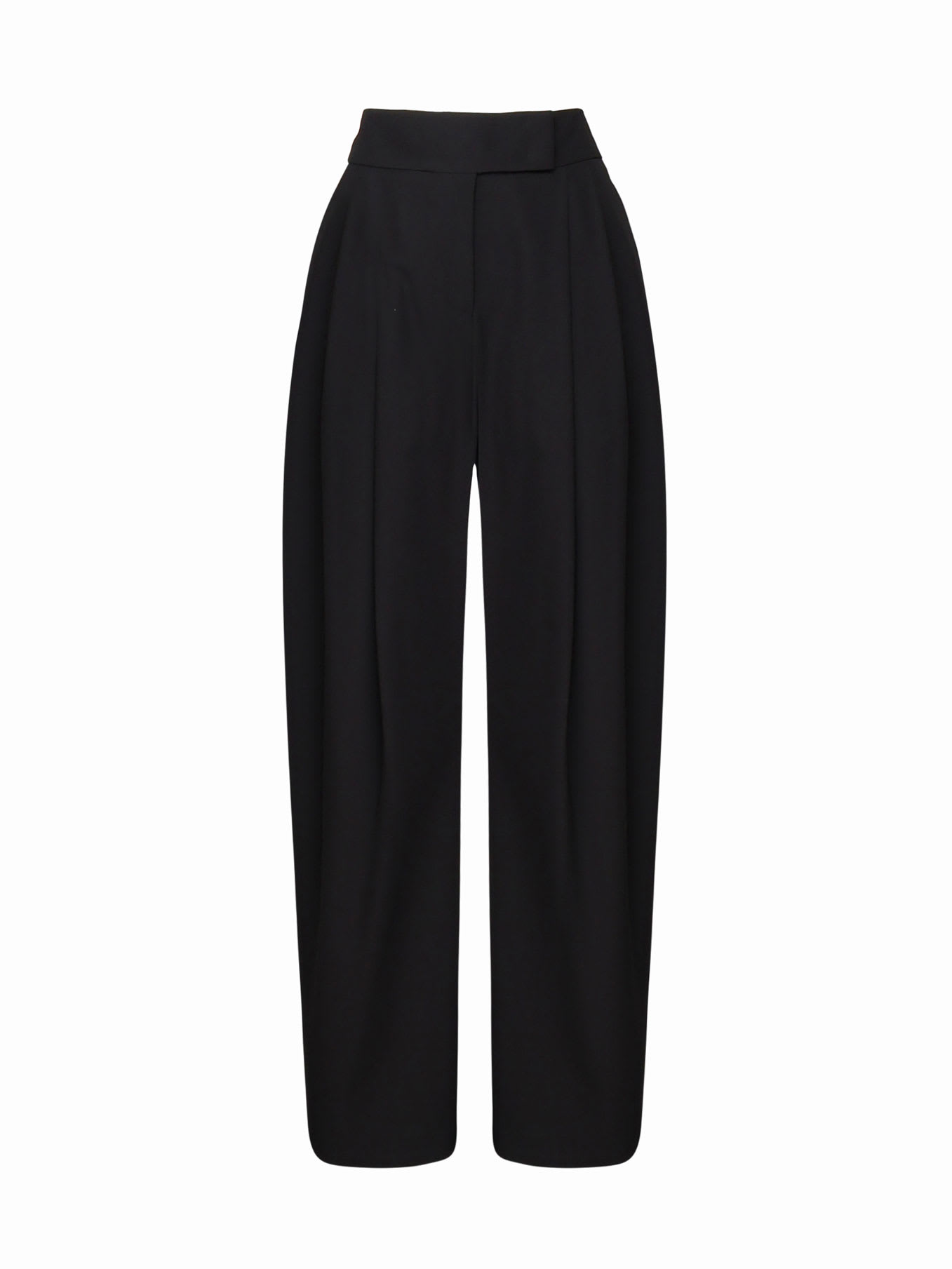 Pinko Wide Leg Trousers In Black