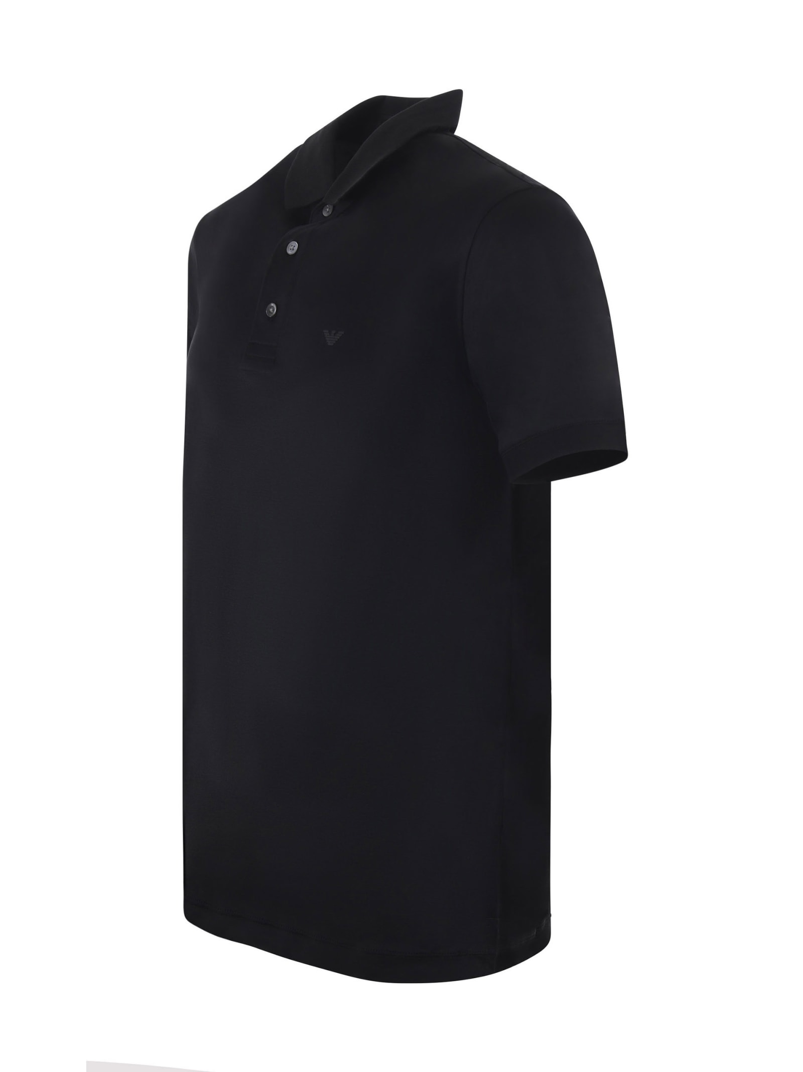 Shop Emporio Armani Polo Shirt In Nero