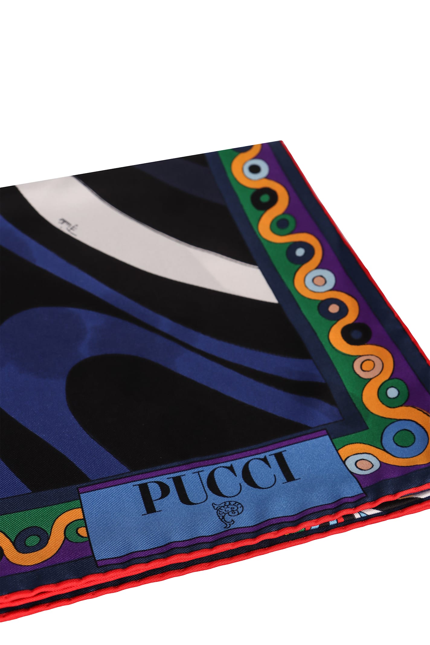 Shop Pucci Printed Silk Scarf In Multicolor