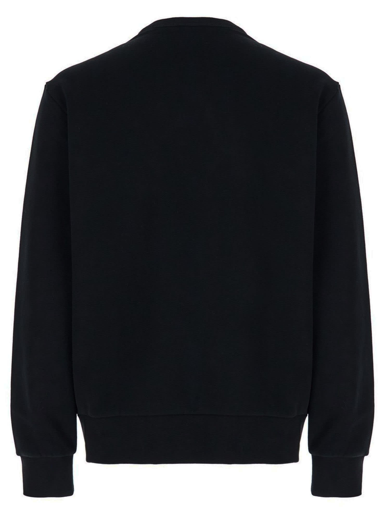 Shop Ralph Lauren Black Cotton Blend Sweatshirt