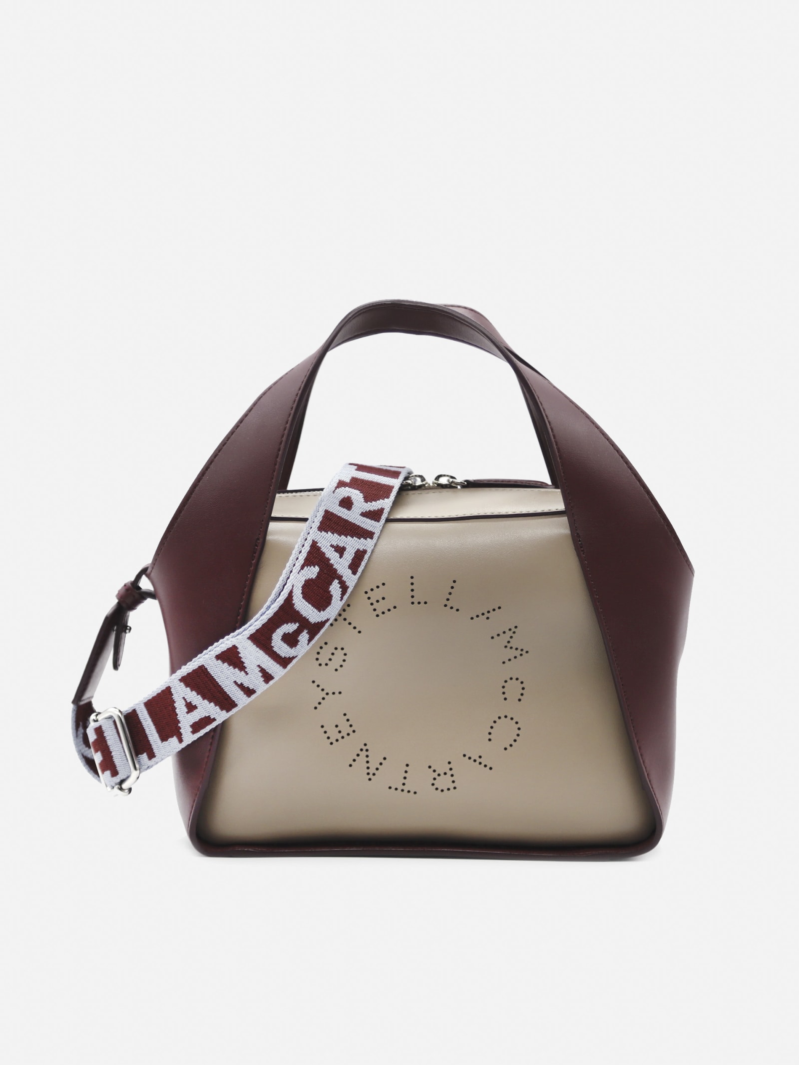 Stella McCartney Shoulder Bag With Perforated Logo Detail