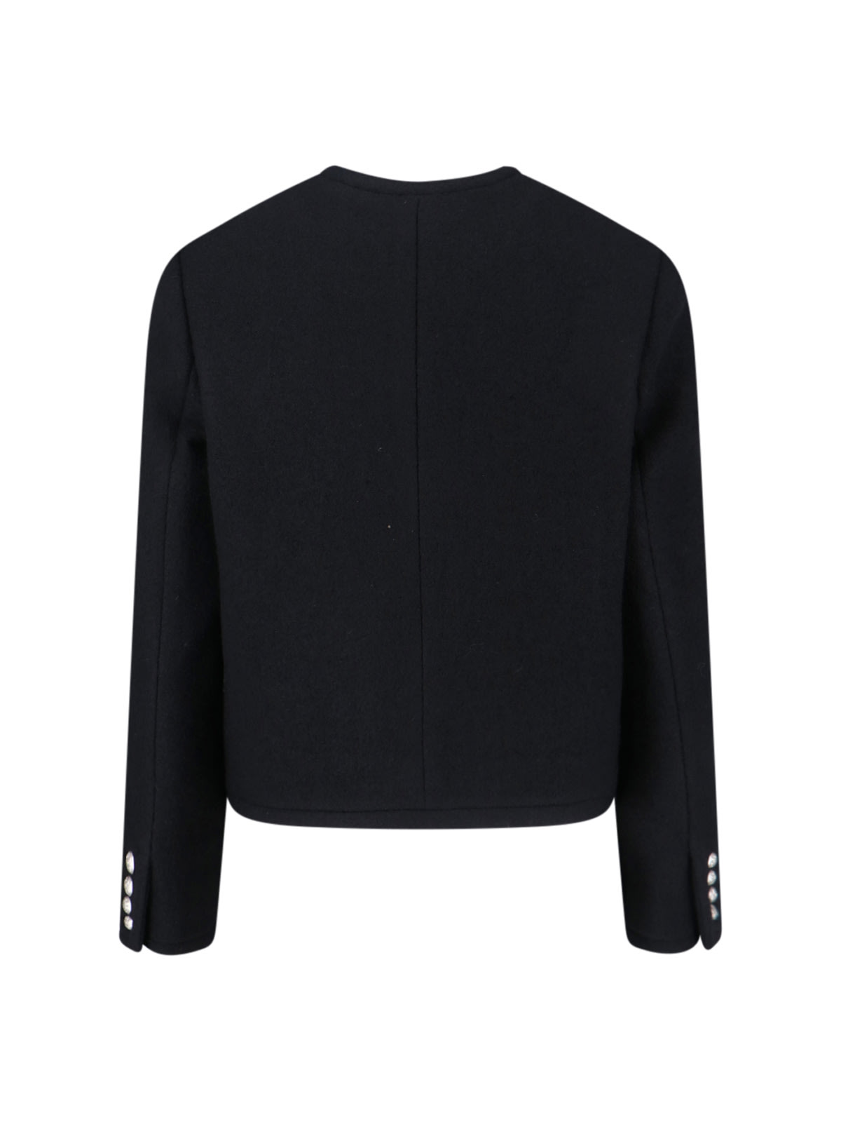 Dunst Tailored Tweed Jacket In Black