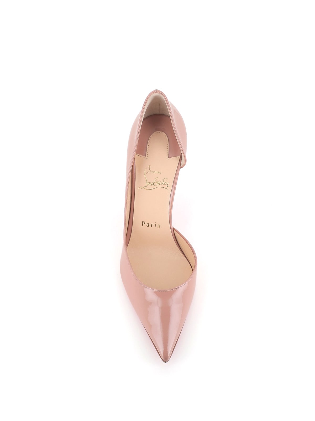 Shop Christian Louboutin Décolleté Iriza 85 In Nude