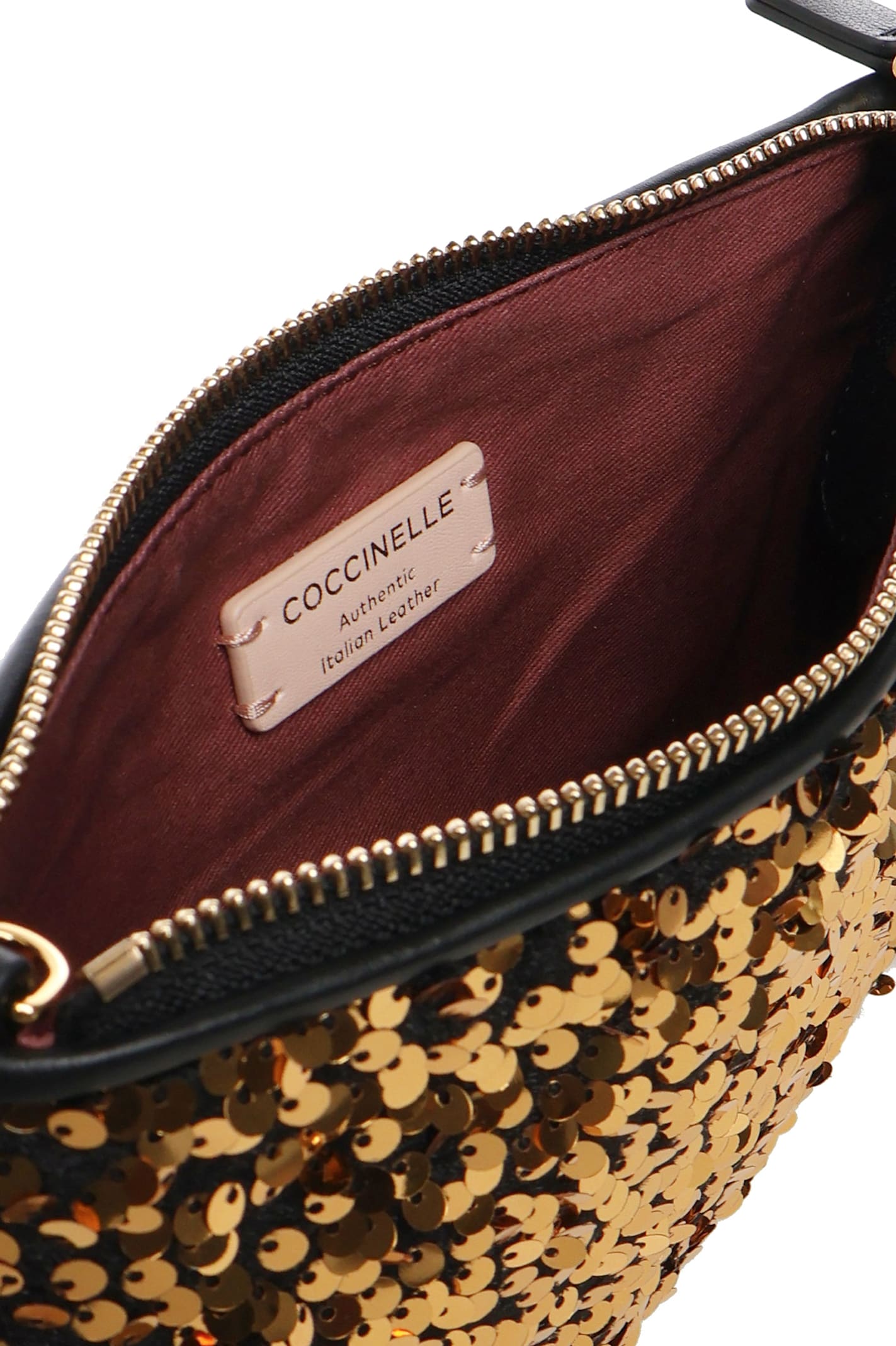 Coccinelle Best Crossbody Bag In Gold