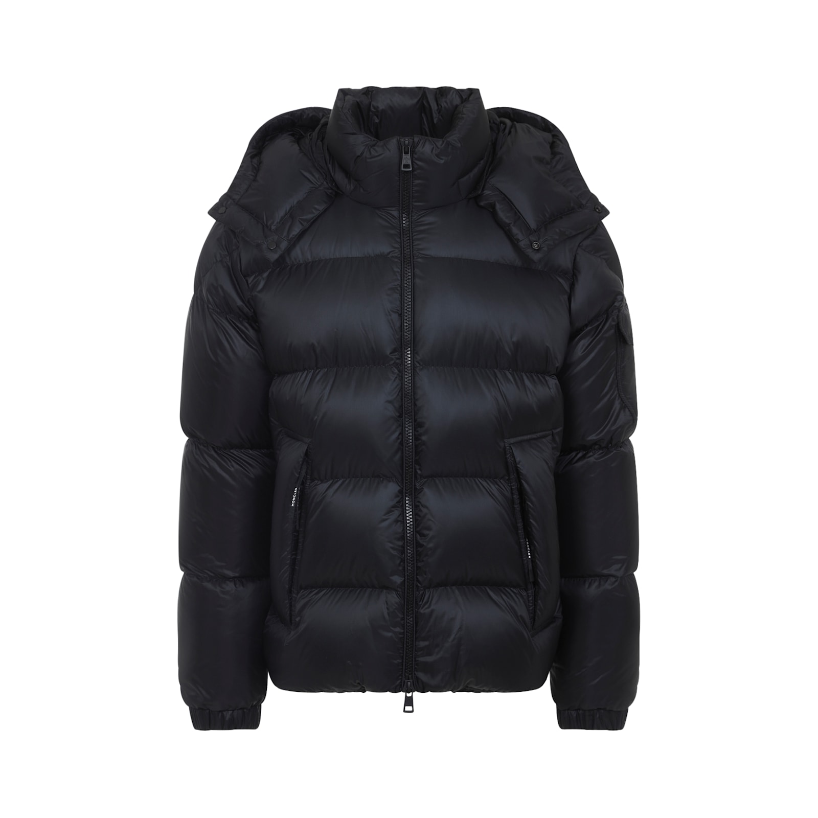 Moncler Mens Black Couyere Nylon-down Jacket In Black