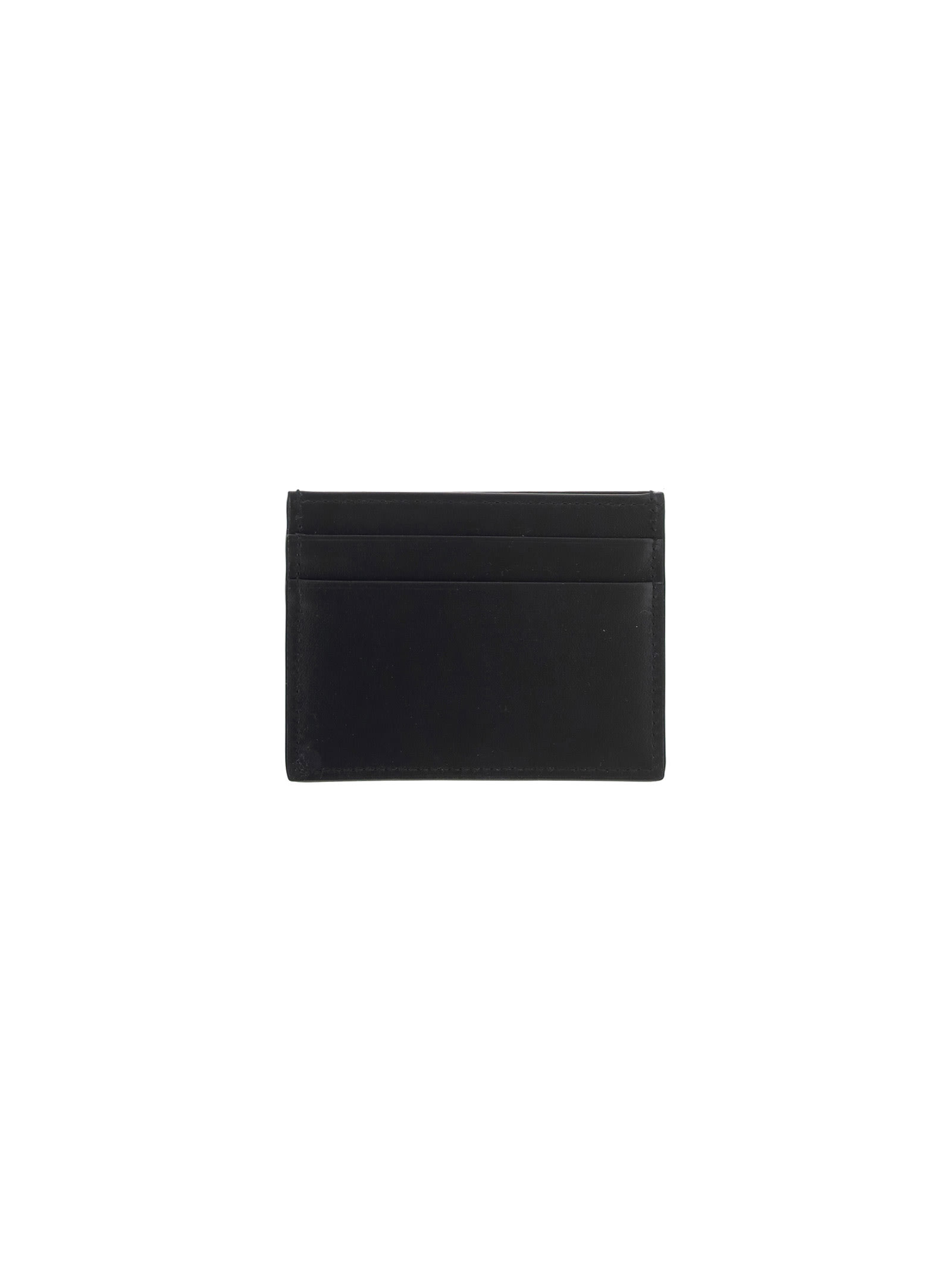 Dolce & Gabbana Smooth Leather Card Case In Nero