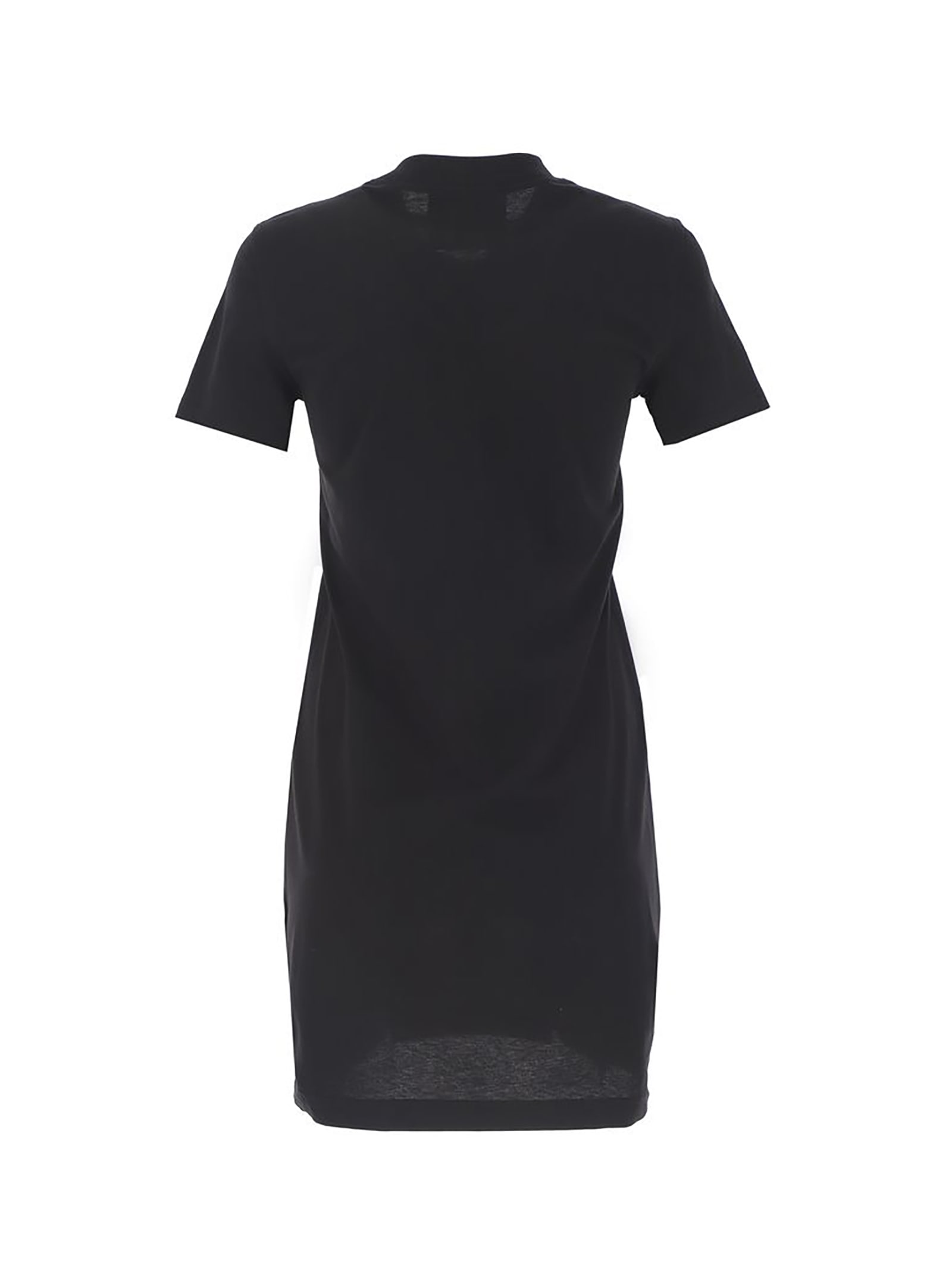 Versace Jeans Couture Organic Jersey t-dress with Emblem Leaf Logo