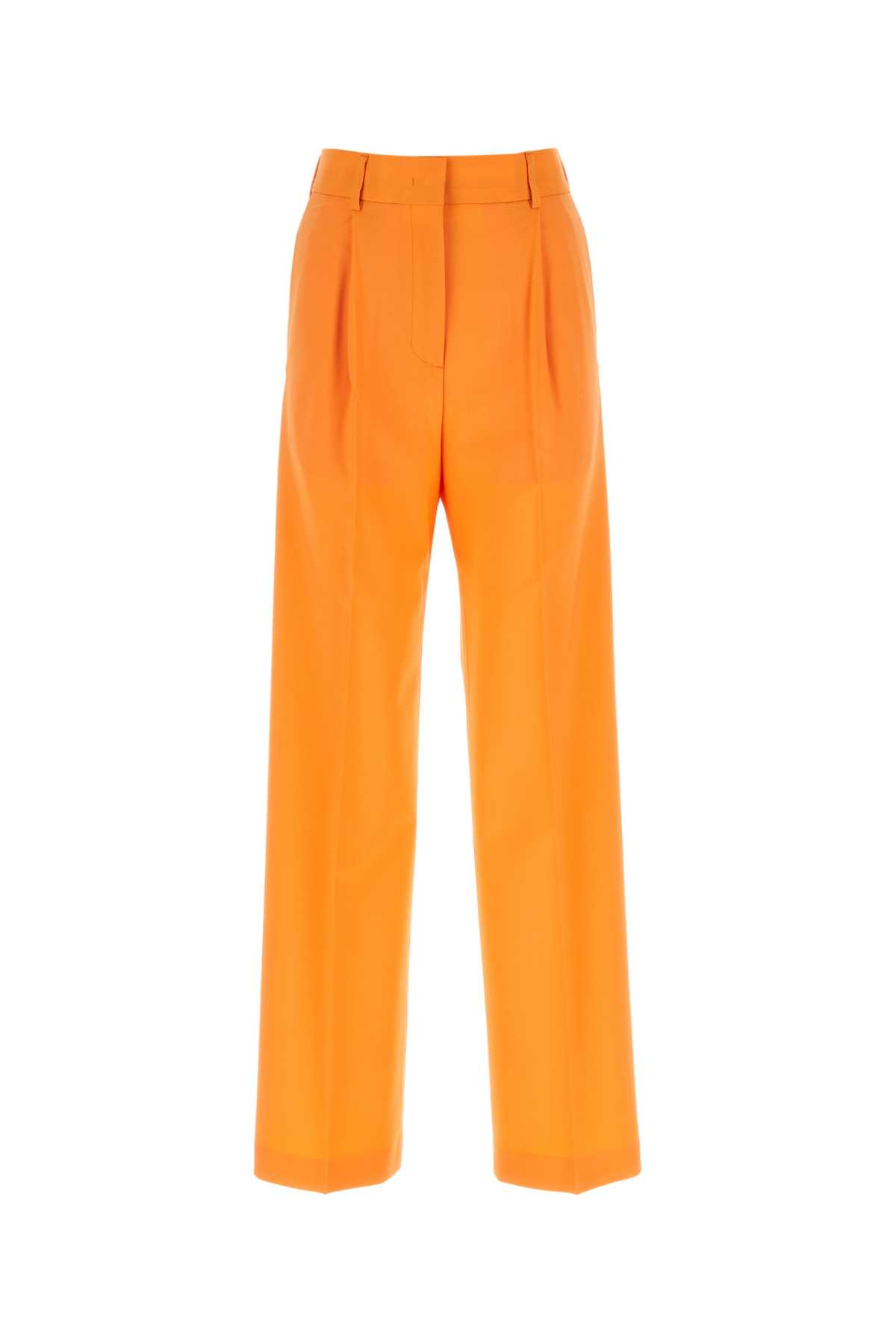 Msgm High-waist Straight-leg Trousers In 10