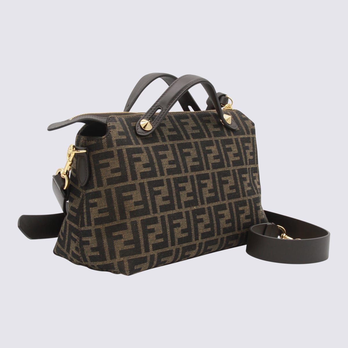 Fendi Brown Leather By The Way Top Handle Bag