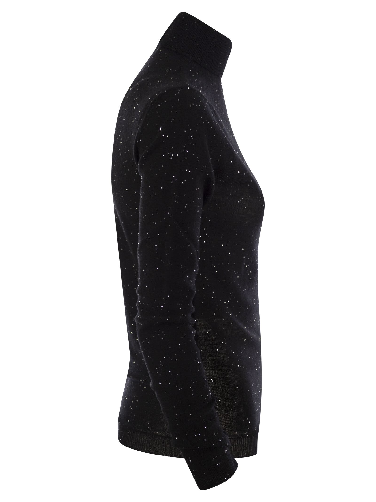 Fabiana Filippi Wool Jersey. In Black