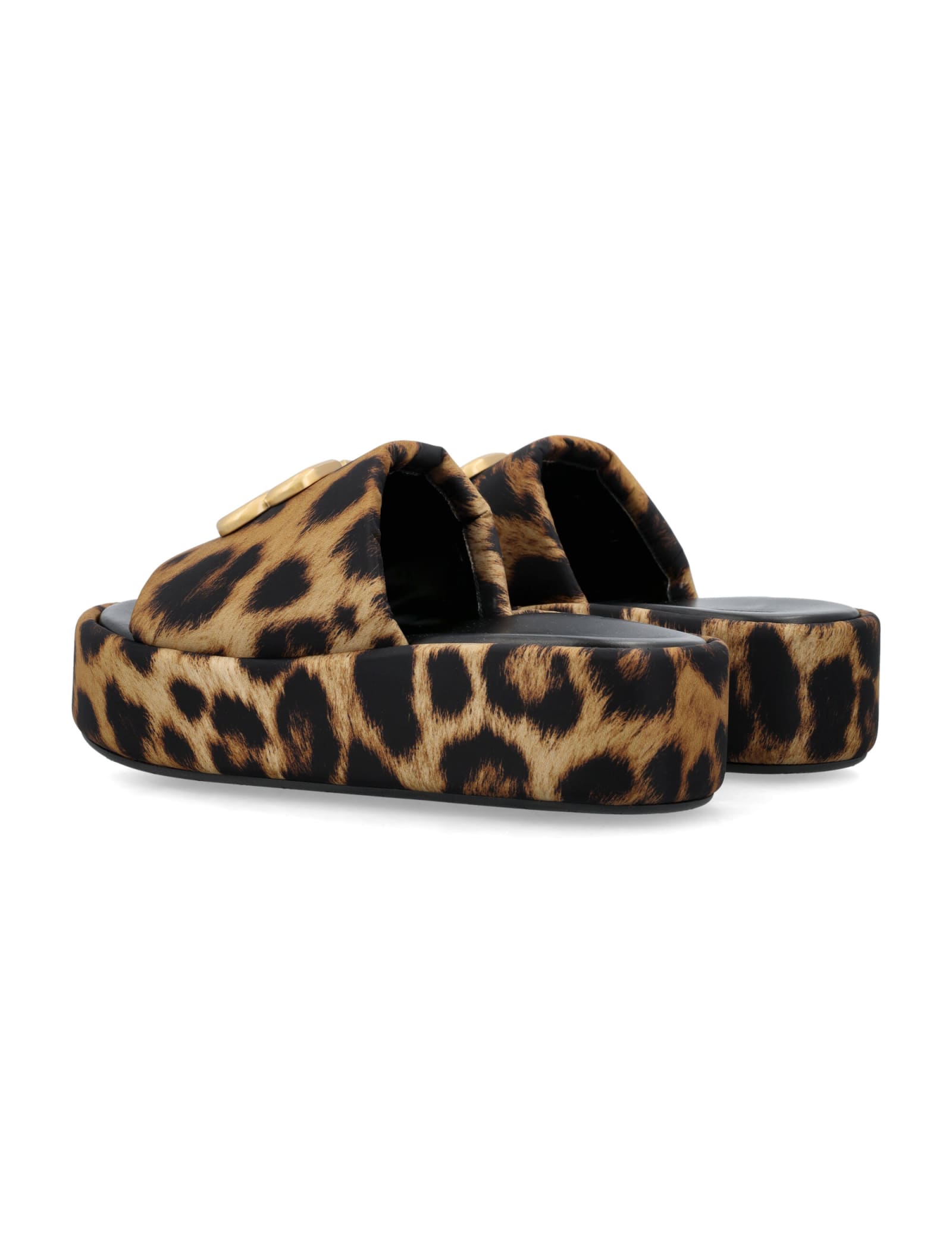 Shop Balenciaga Rise Slide Bb Leo In Leopardorovntst