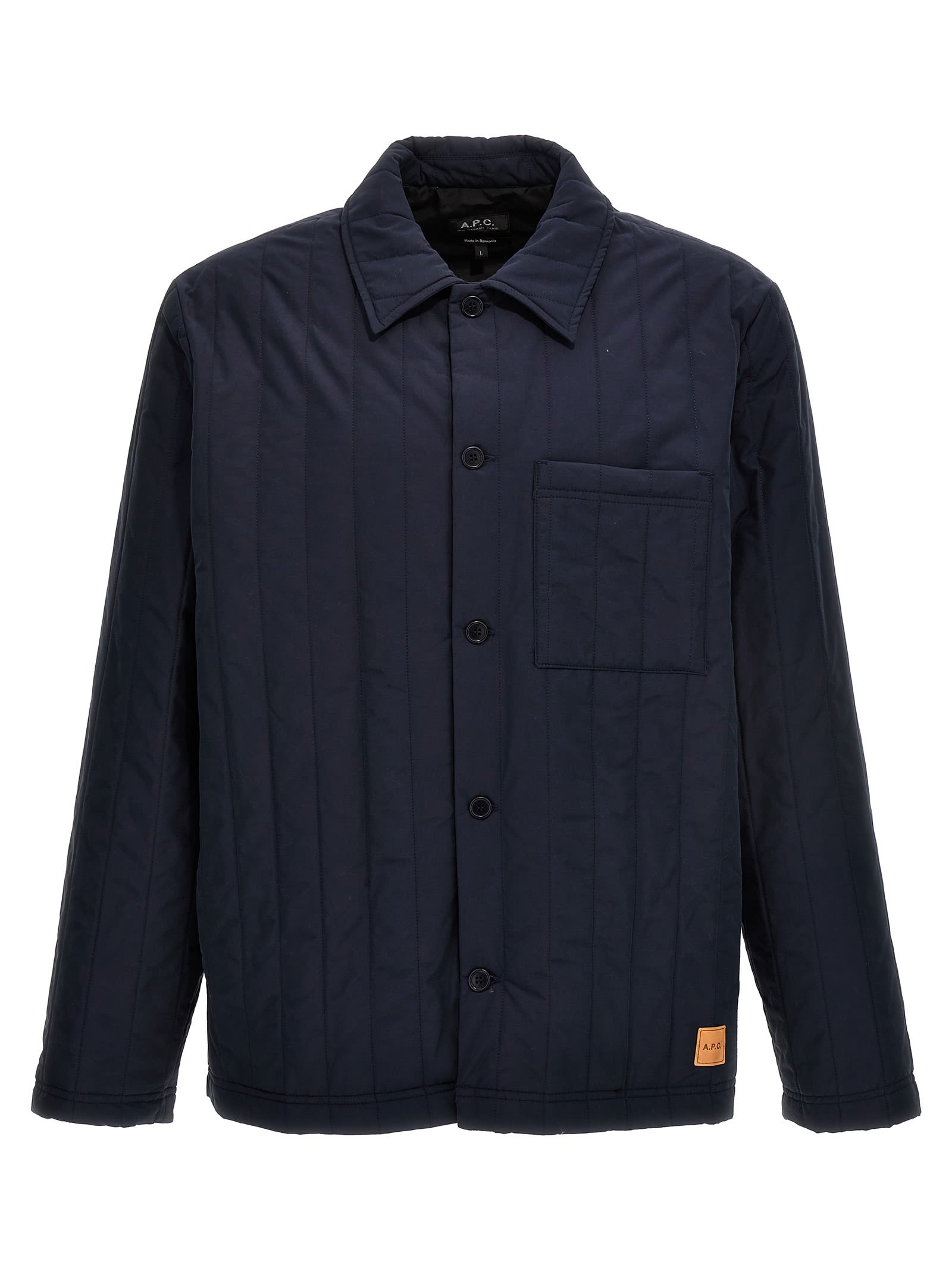 Shop Apc Hugo Jacket In Blue