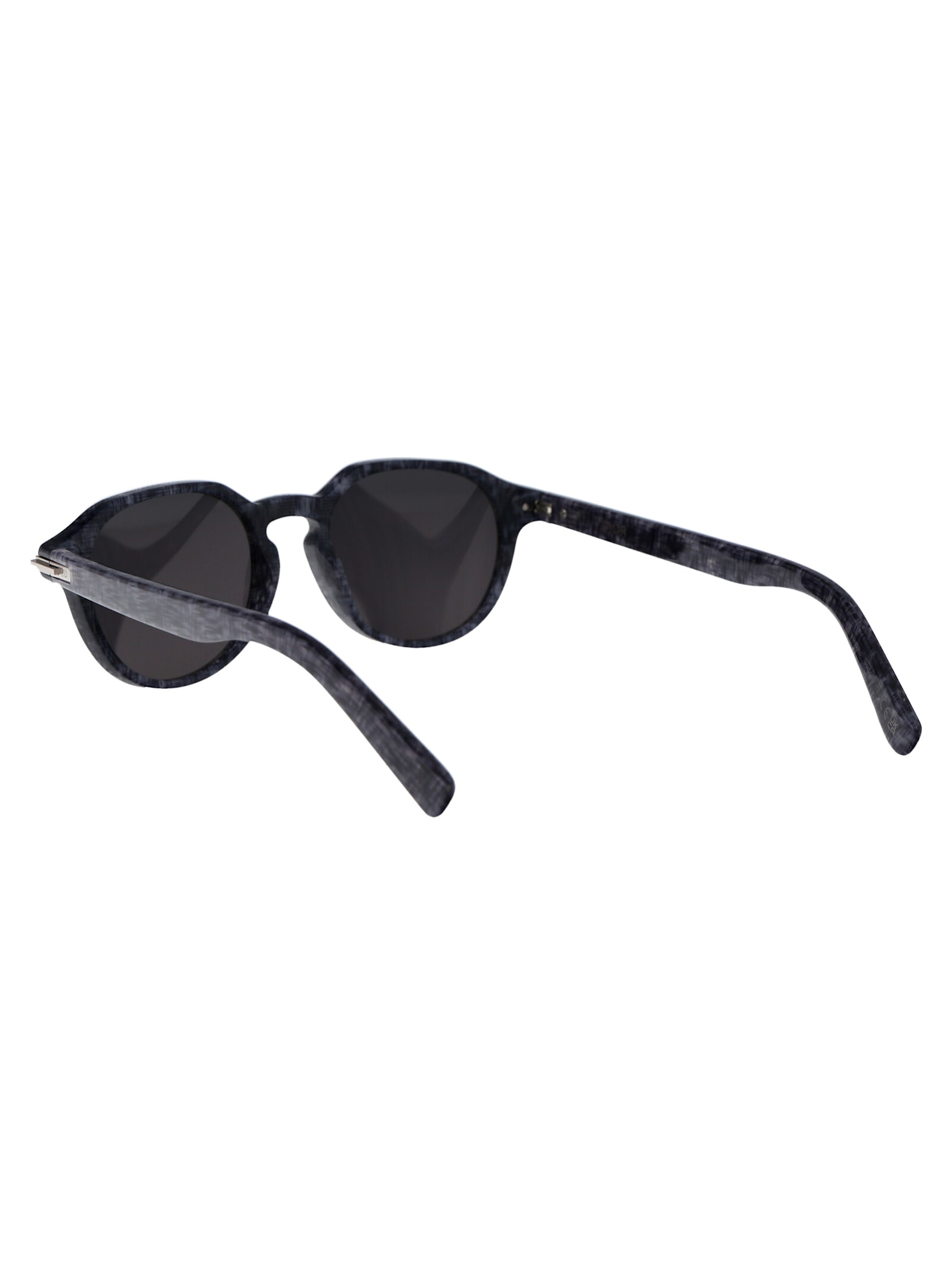 Shop Dior Blacksuit R2i Sunglasses In 30a0 Blue/other / Smoke