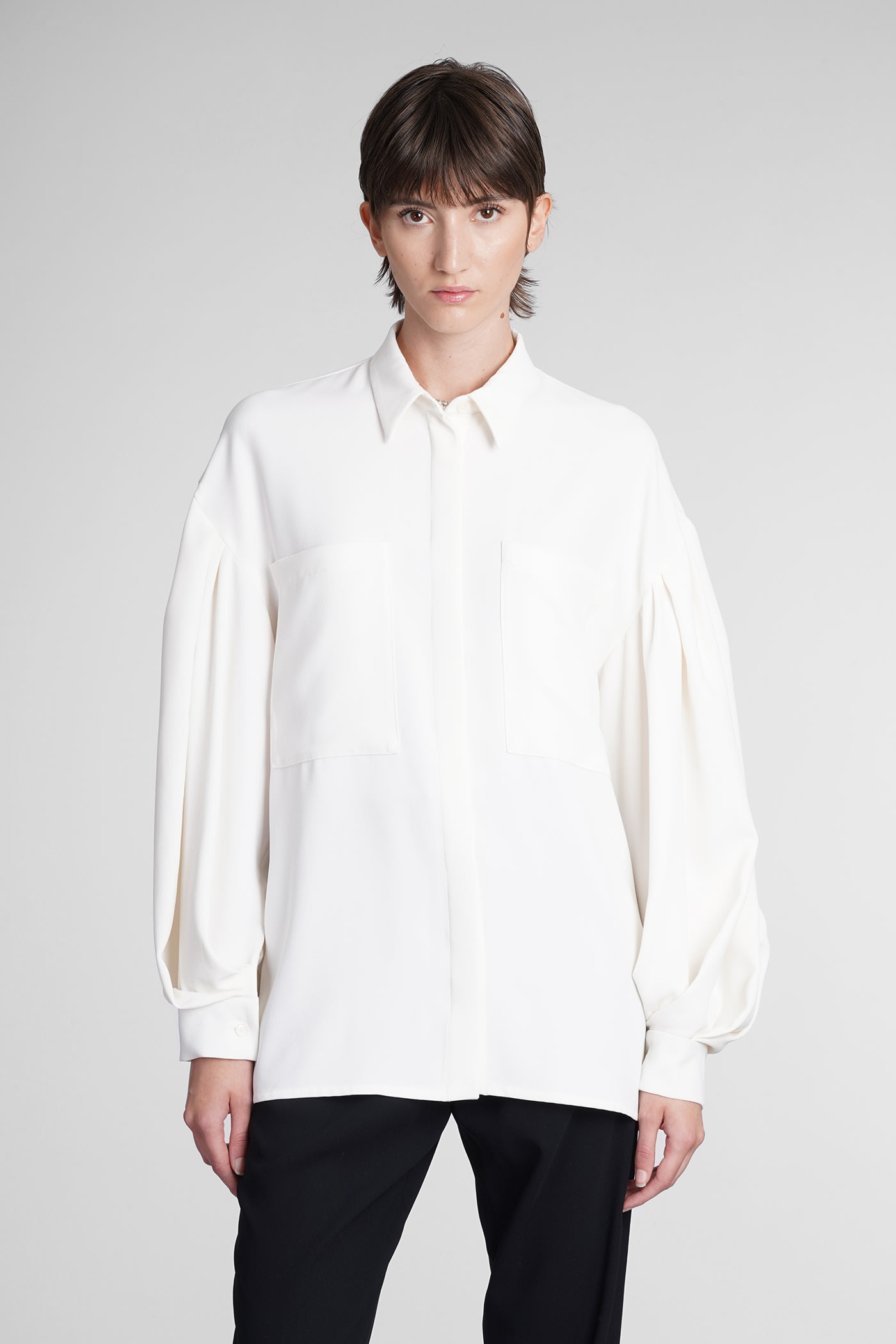 IRO Sigina Shirt In Beige Polyester